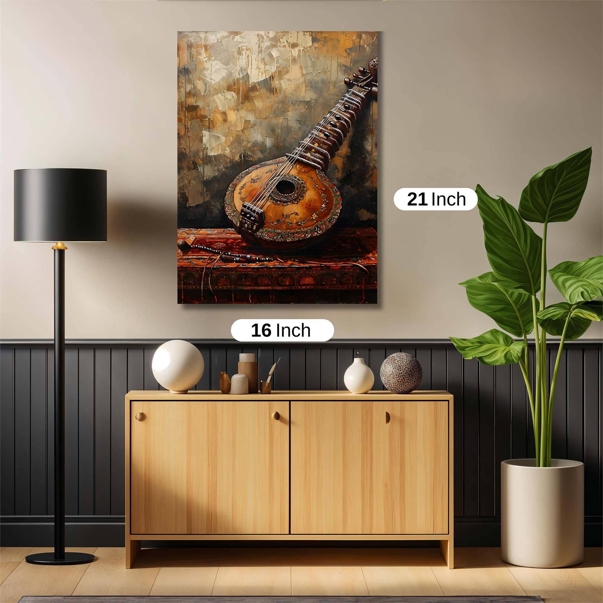 Sitar Serenity Safe Wall Magnetic / M