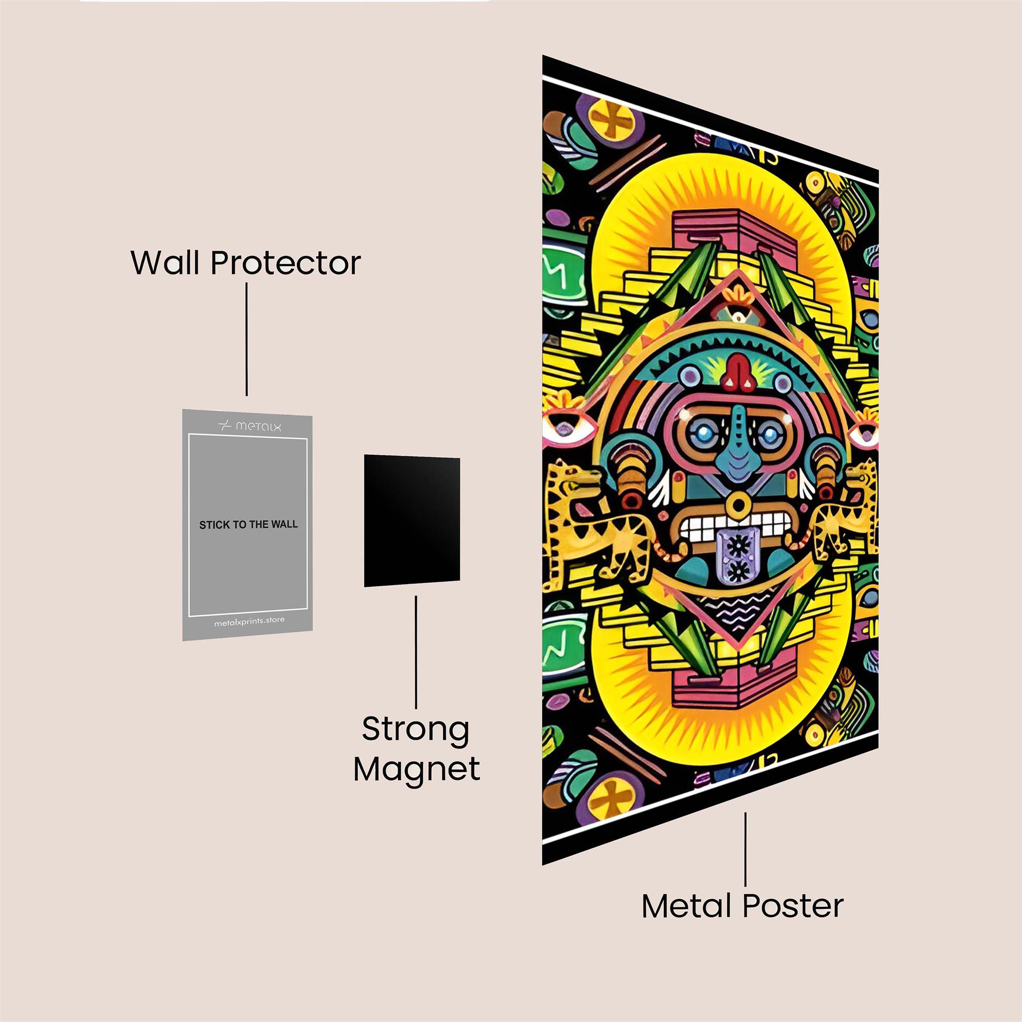 Mayan Marvel Safe Wall Magnetic / M