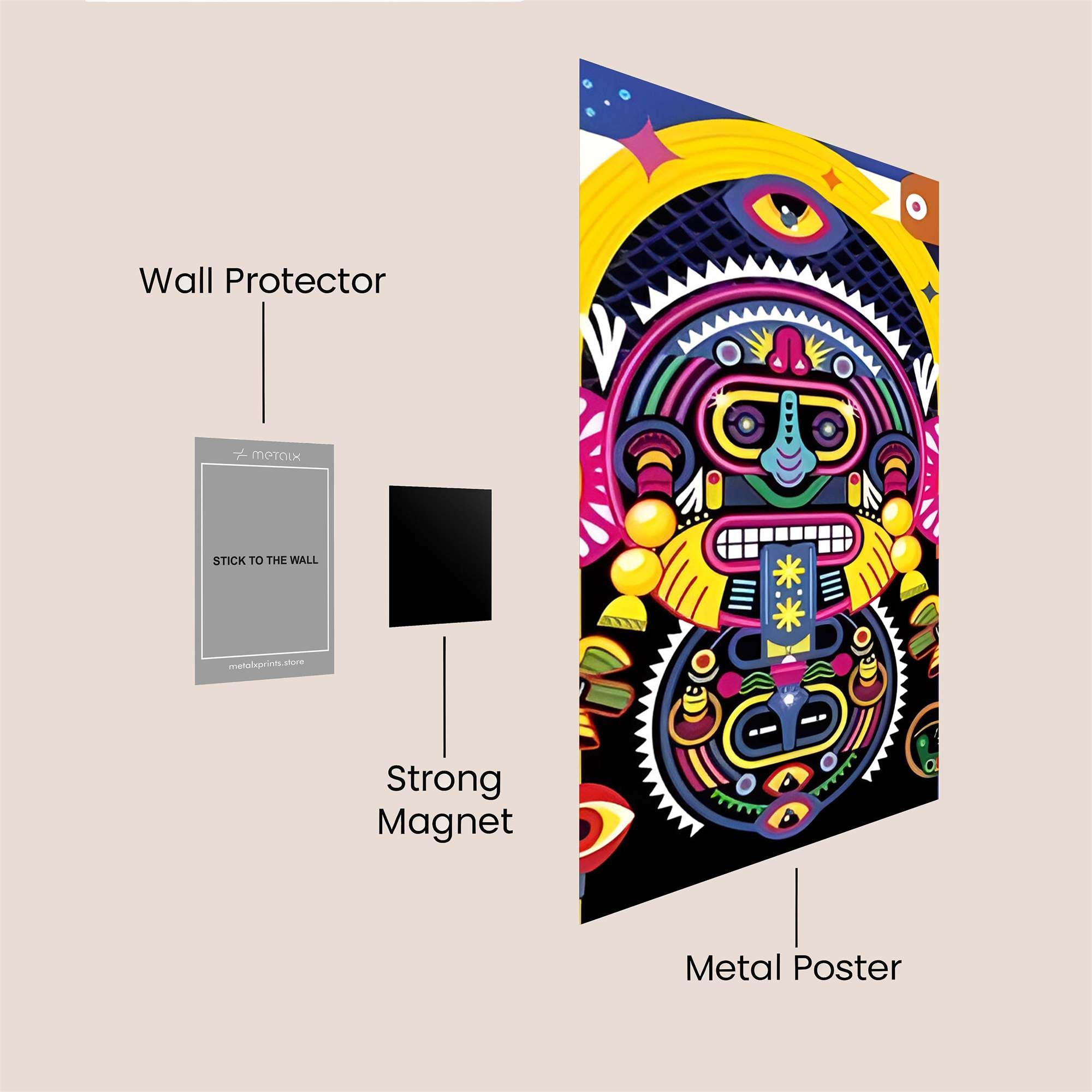 Masked Ecstasy Safe Wall Magnetic / M