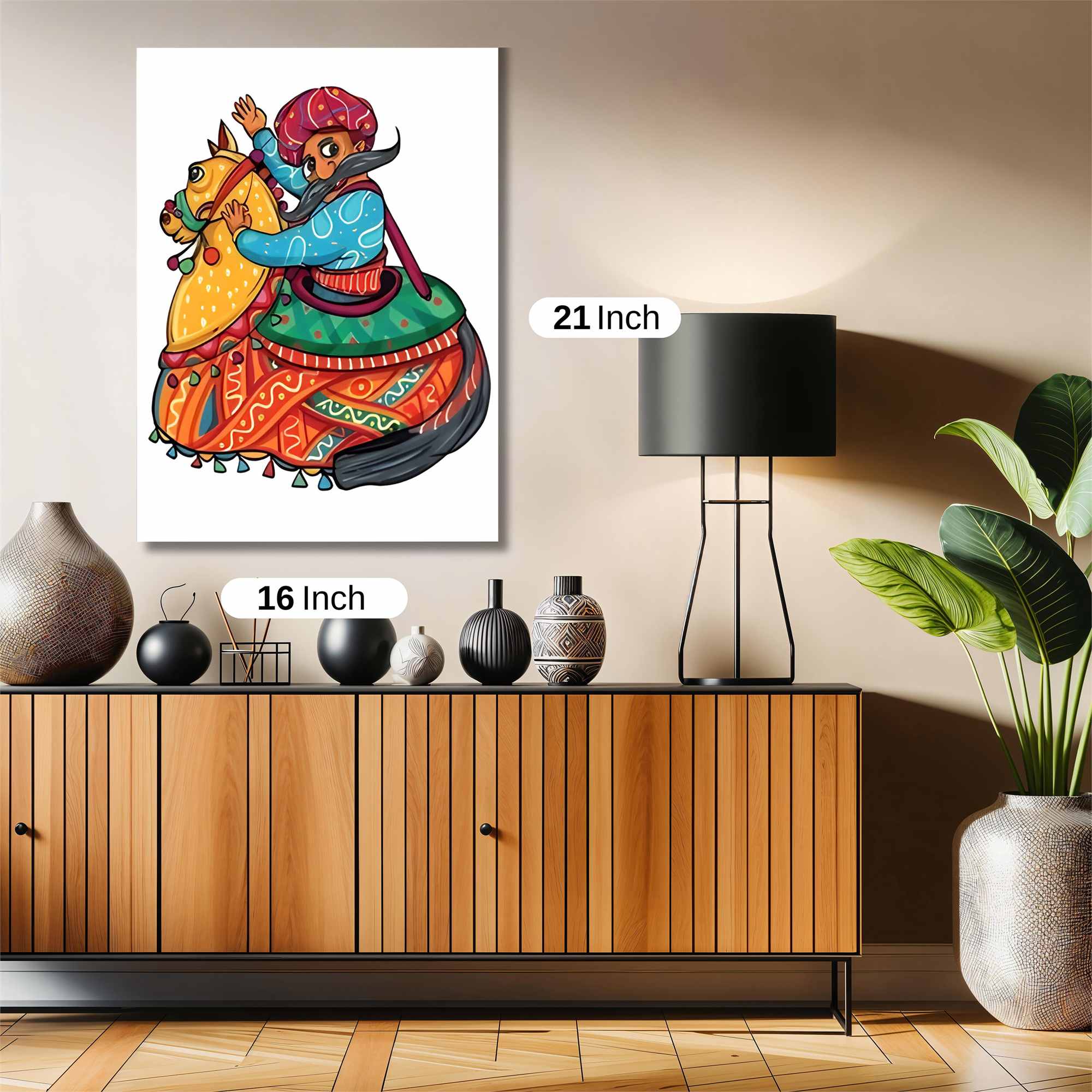 Rajput Revelry Safe Wall Magnetic / M