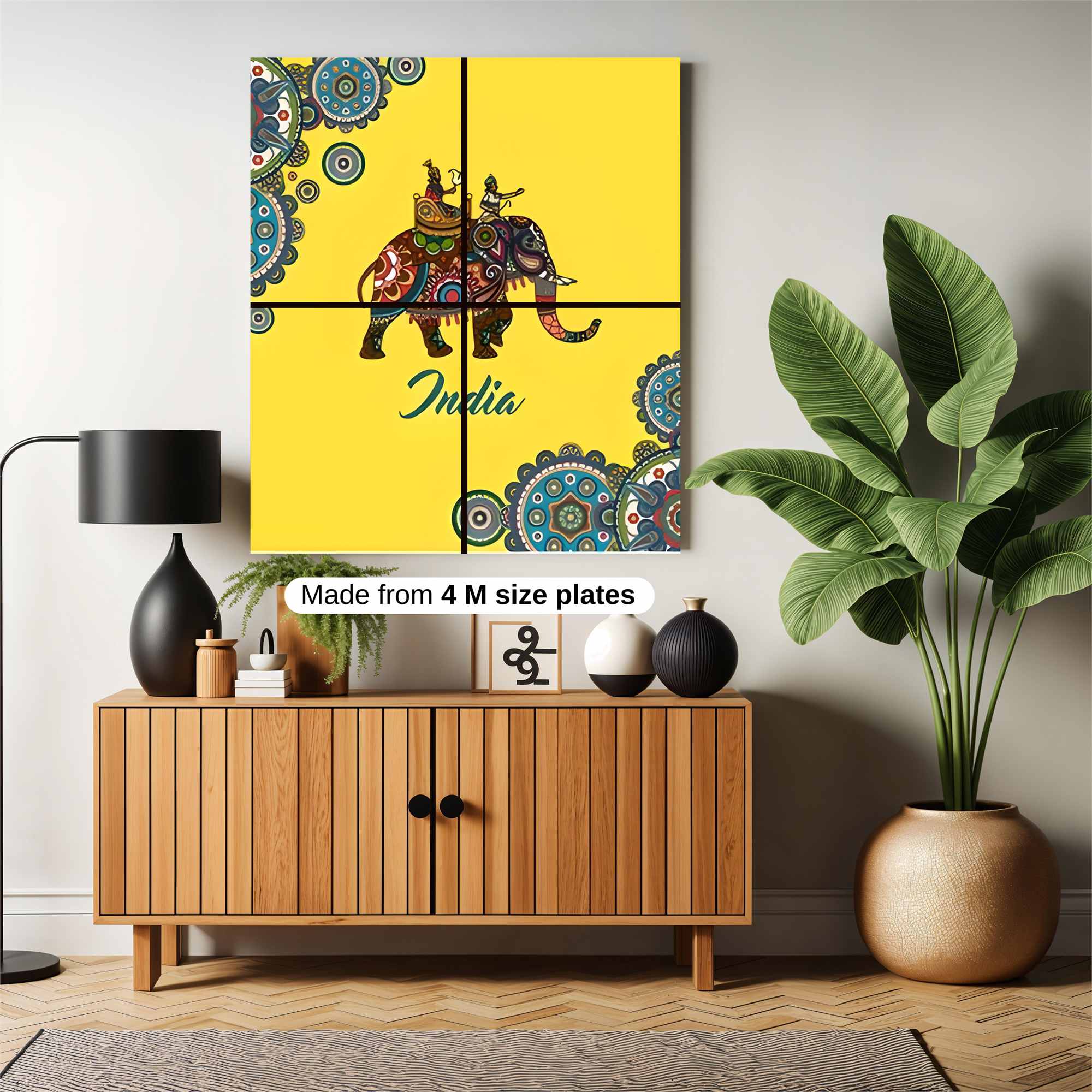 India Vibrant Safe Wall Magnetic / M
