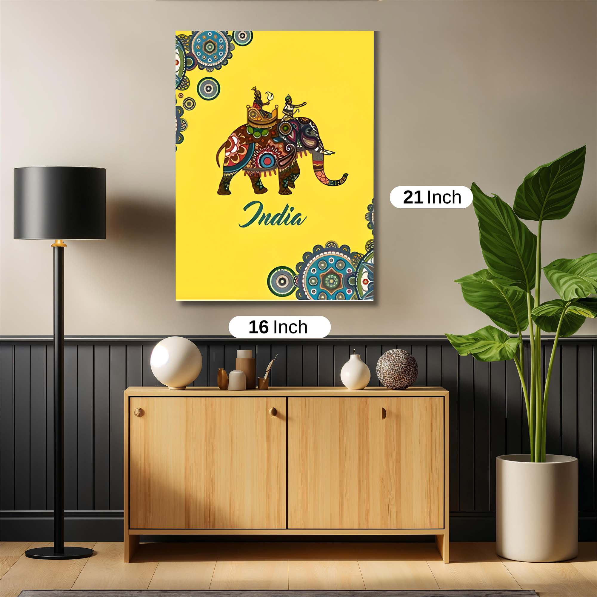India Vibrant Safe Wall Magnetic / M