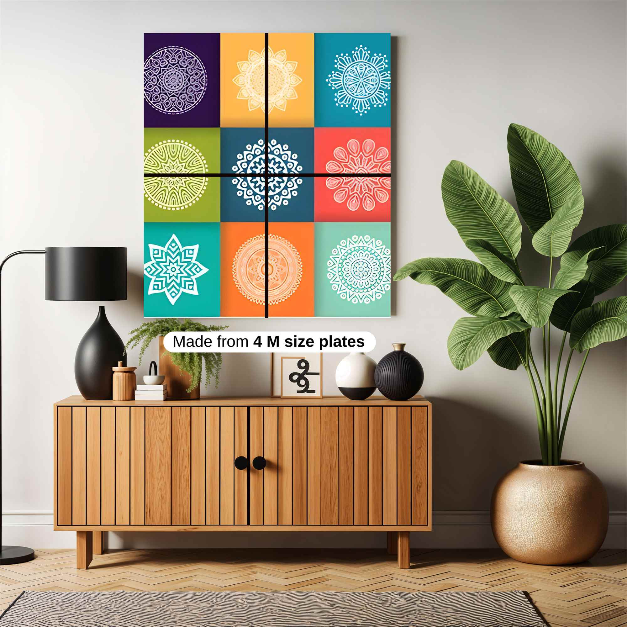 Mandala Medley Safe Wall Magnetic / M