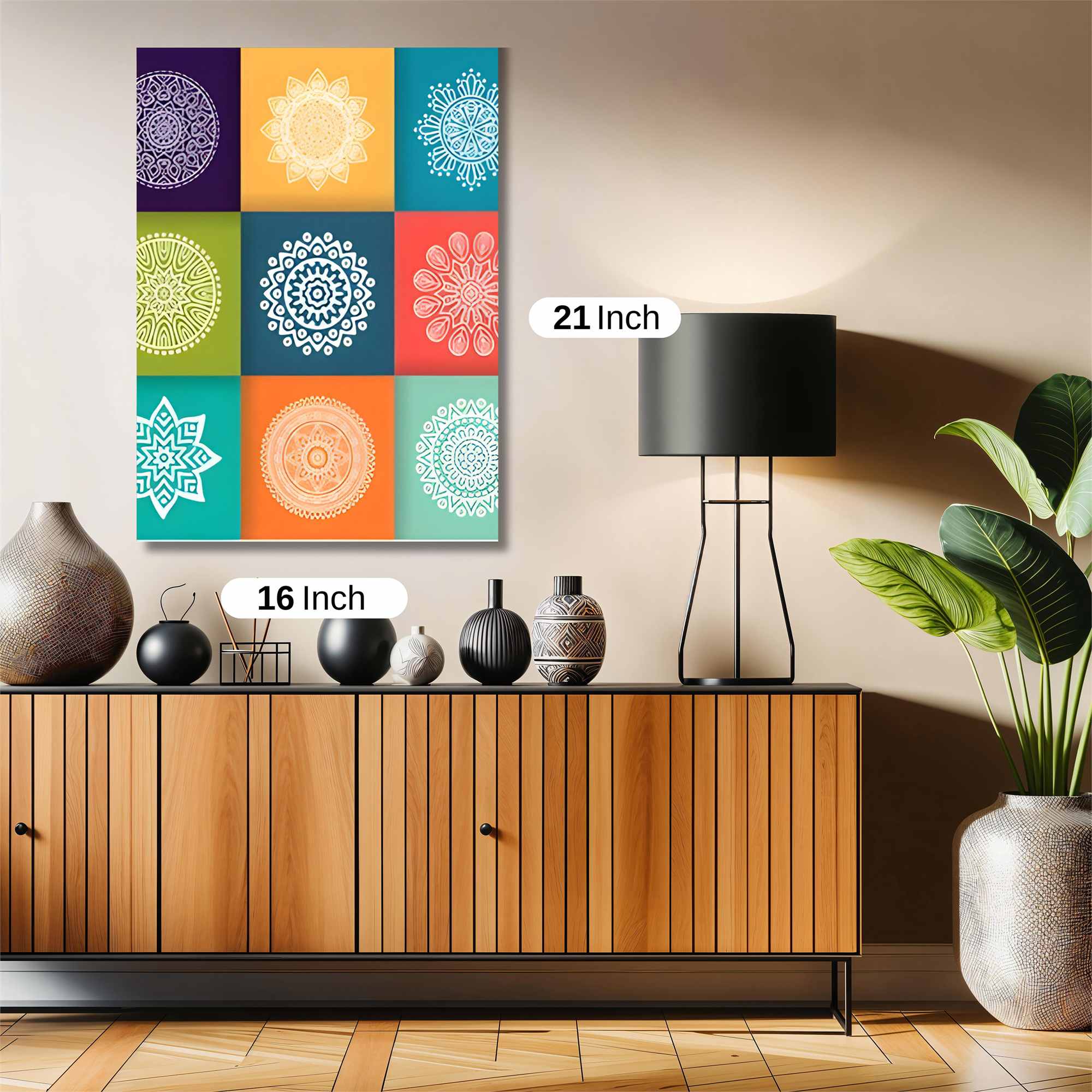 Mandala Medley Safe Wall Magnetic / M