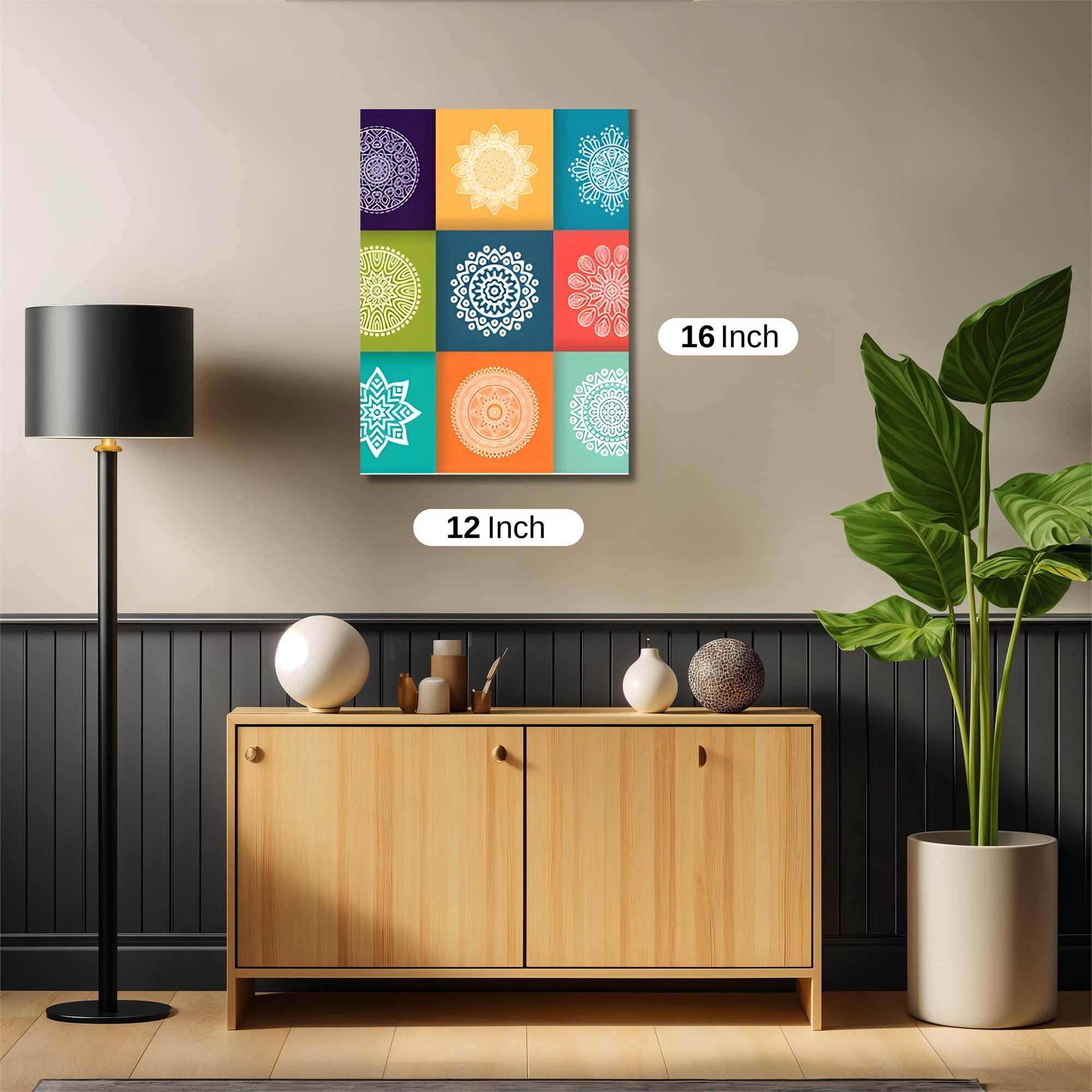 Mandala Medley Safe Wall Magnetic / M
