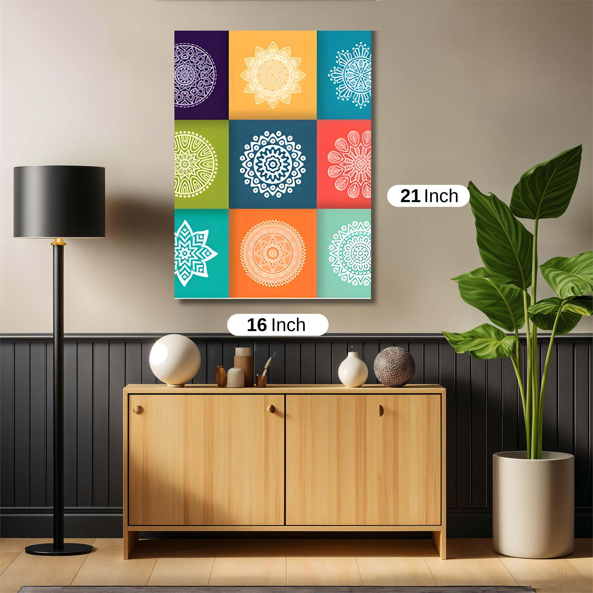 Mandala Medley Safe Wall Magnetic / M