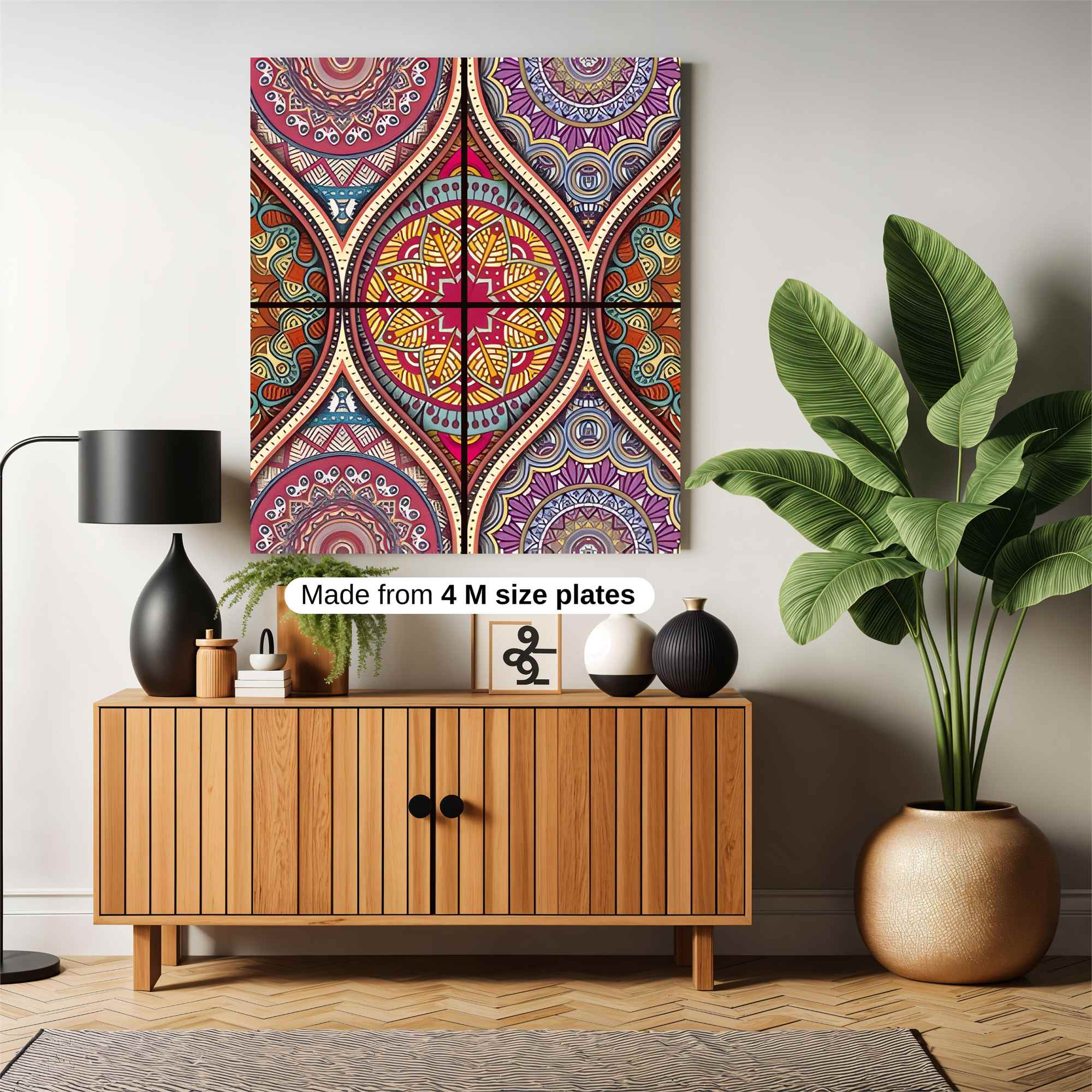 Mandala Bliss Safe Wall Magnetic / M