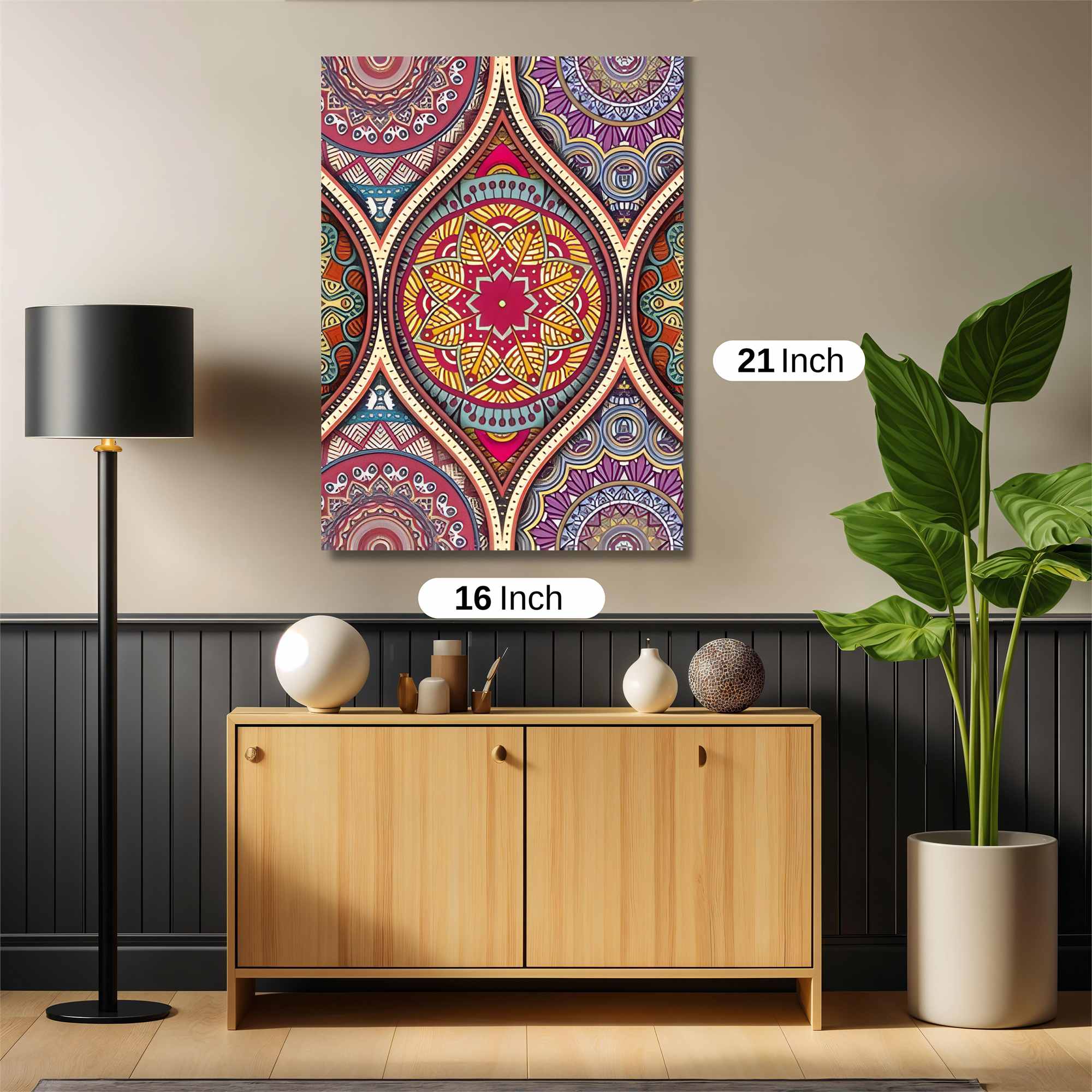 Mandala Bliss Safe Wall Magnetic / M
