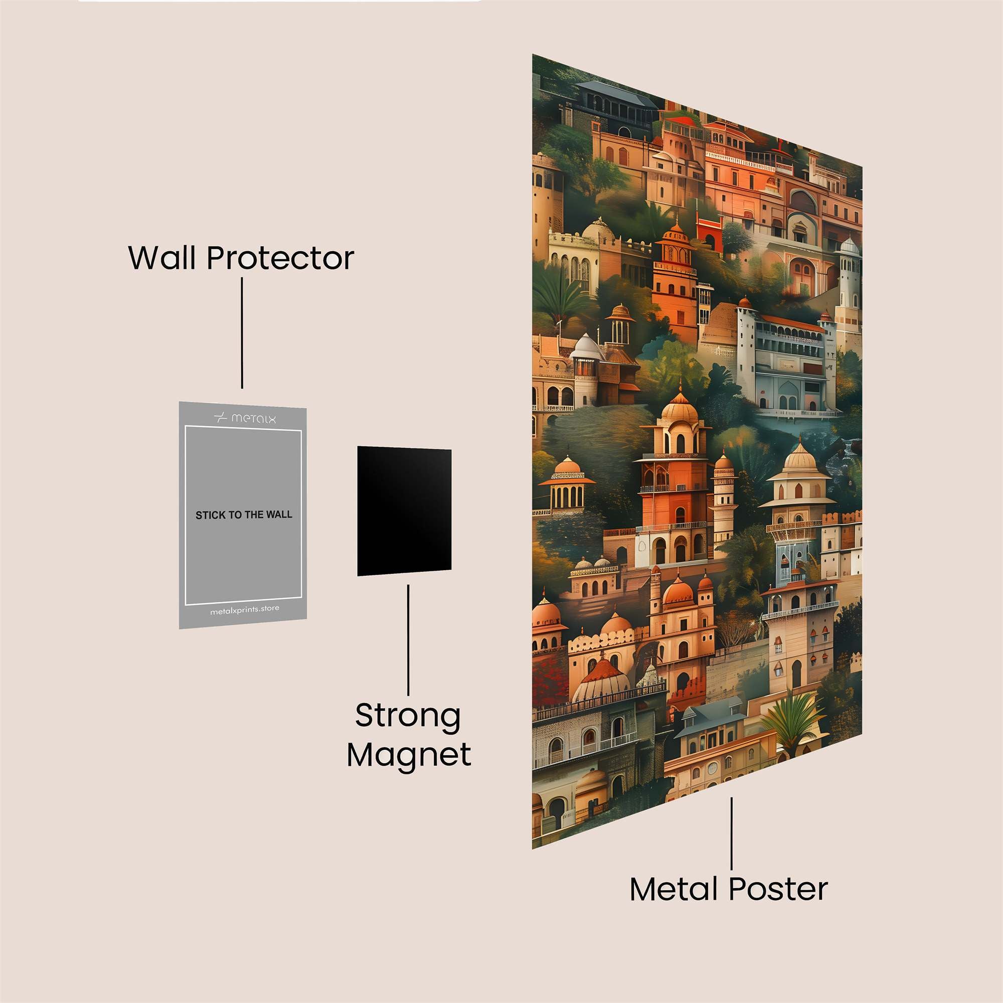 Rajput Reverie Safe Wall Magnetic / M