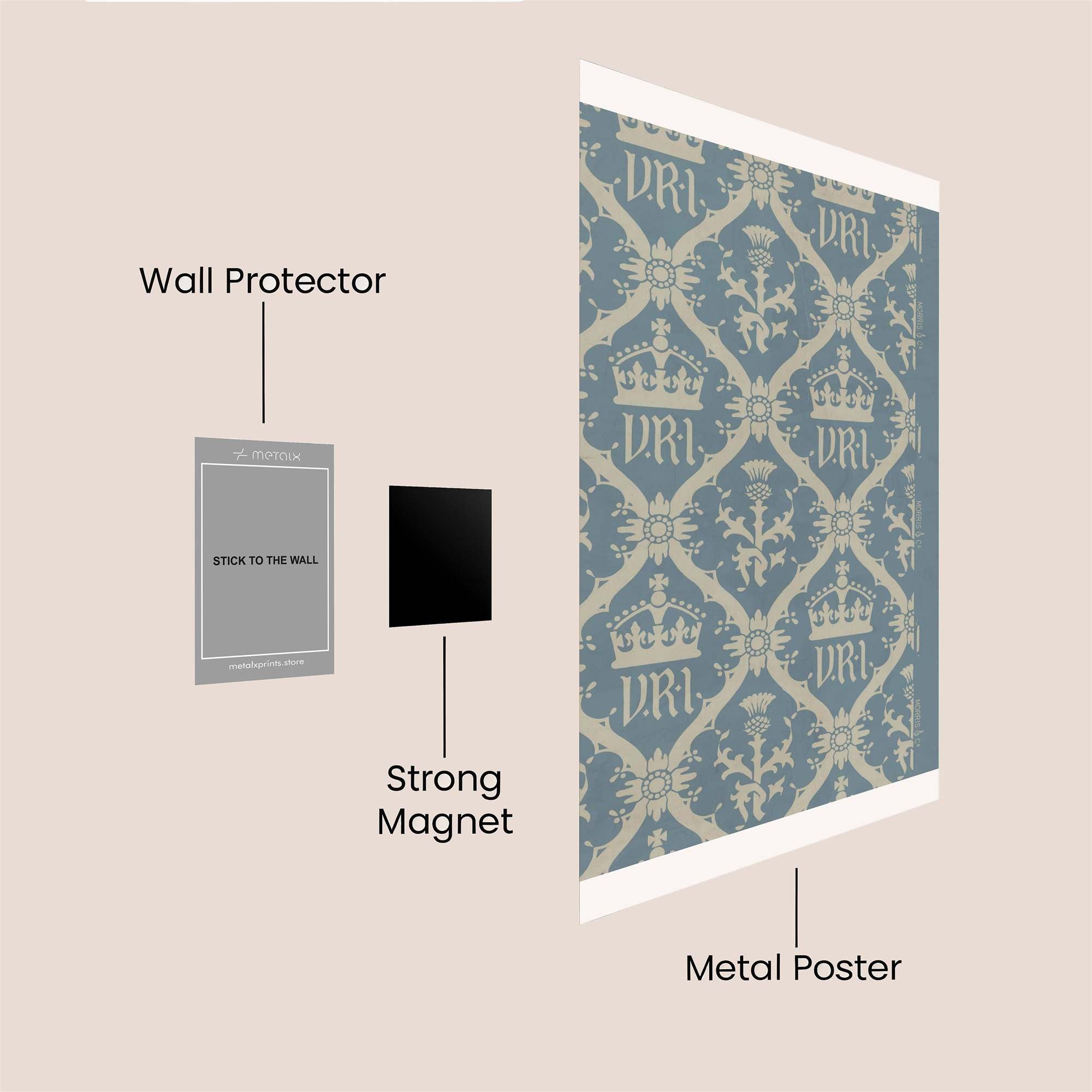 Royal Elegance Safe Wall Magnetic / M