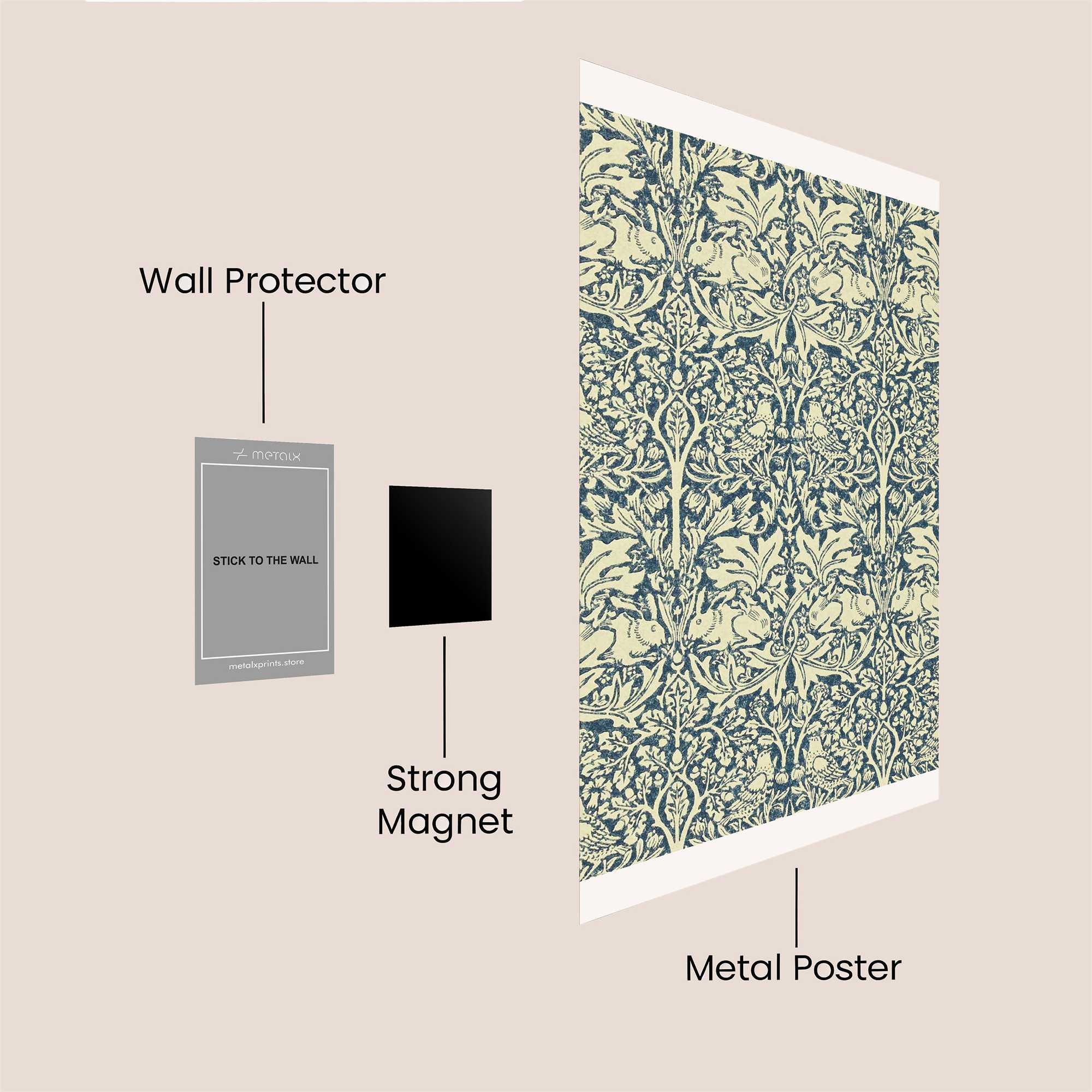 William'sWhimsy Safe Wall Magnetic / M