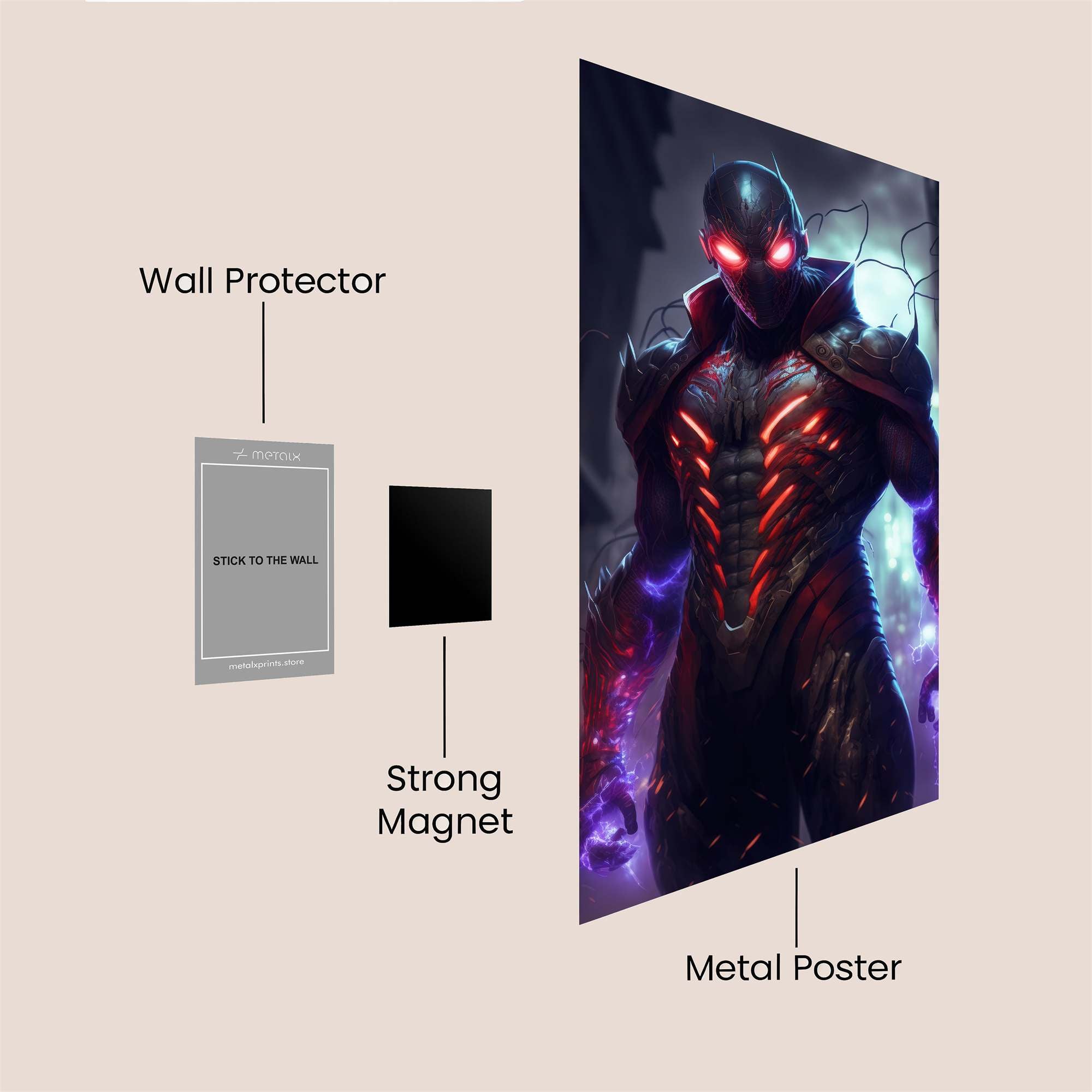 Spawn Sinister Safe Wall Magnetic / M