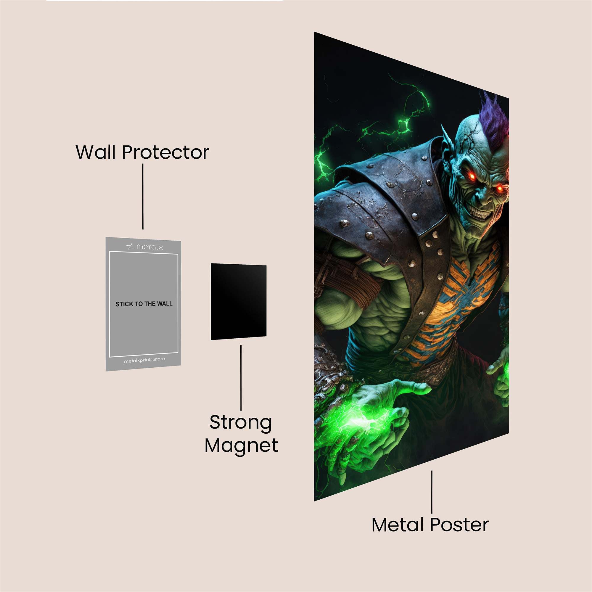 Goblin Fury Safe Wall Magnetic / M
