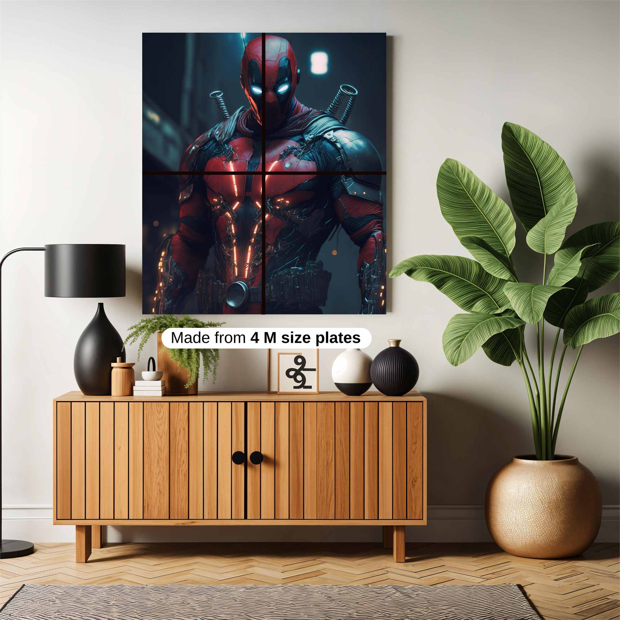 Deadpool Menacing Safe Wall Magnetic / M