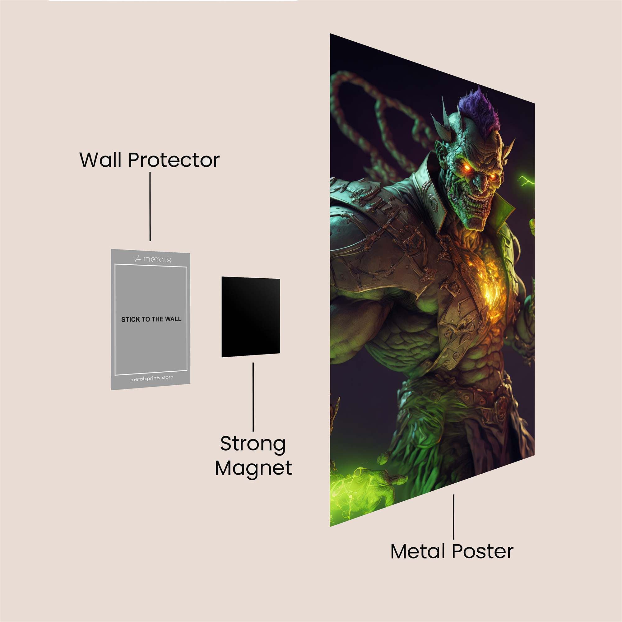 Electro Demon Safe Wall Magnetic / M