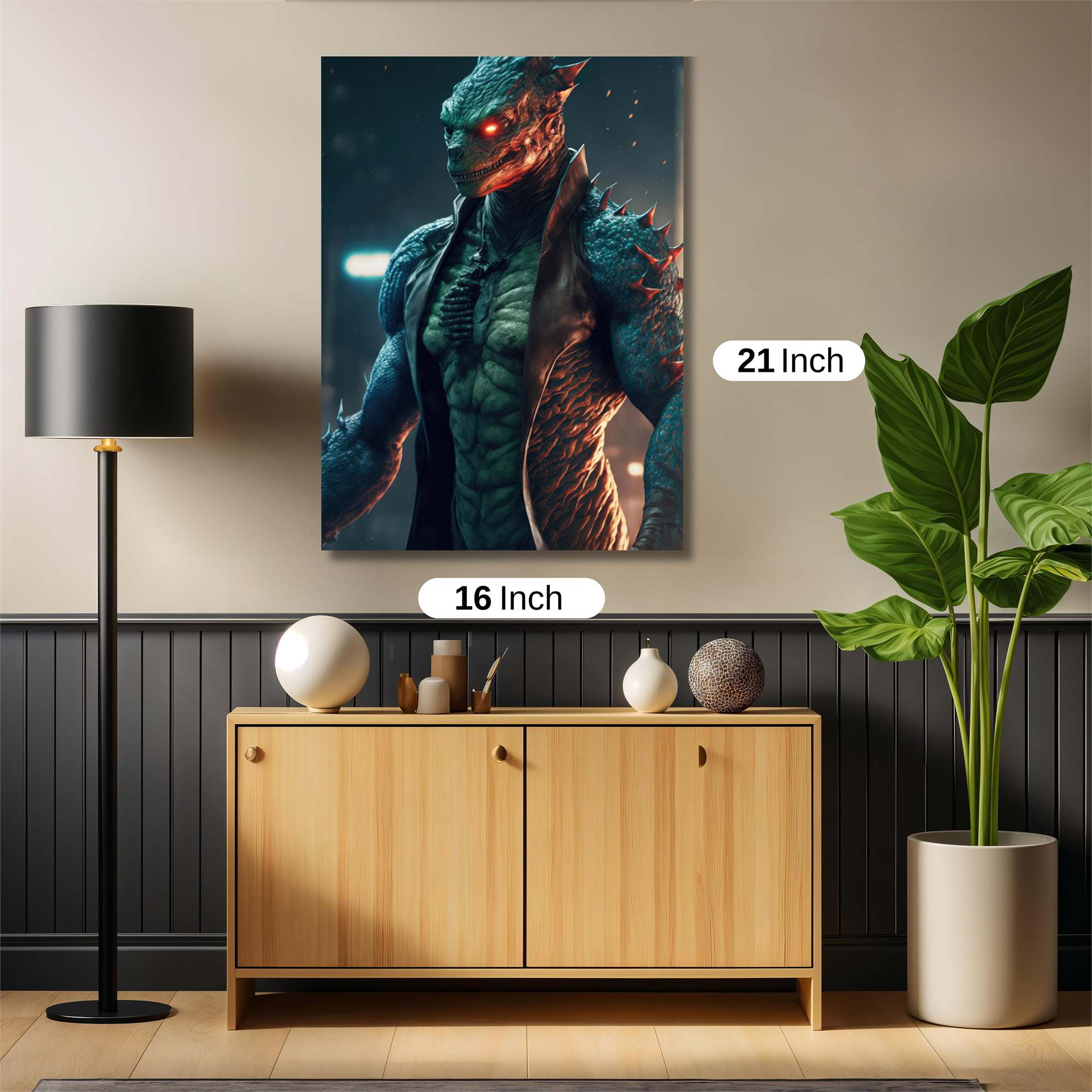 Reptilian Rage Safe Wall Magnetic / M