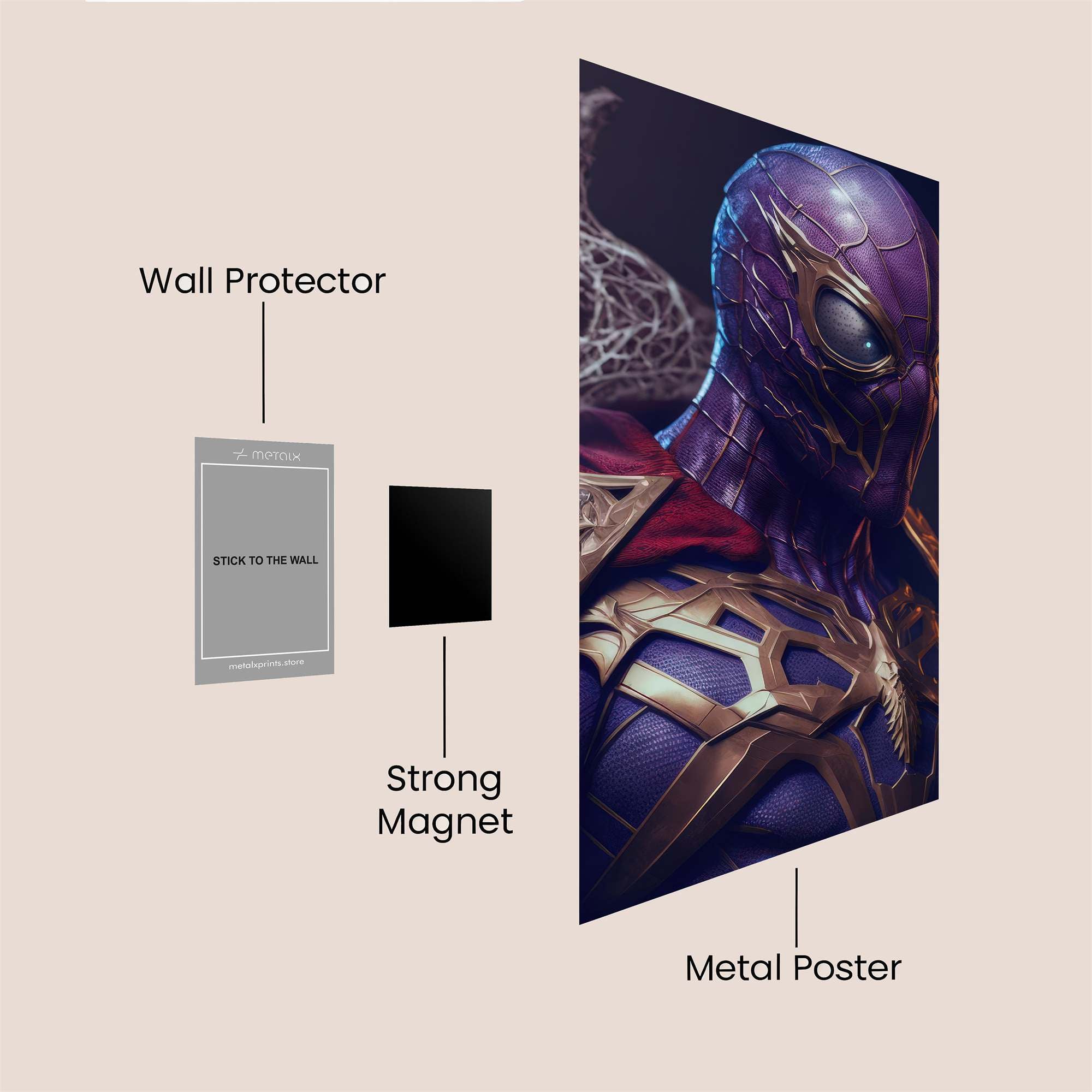 Spider Majesty Safe Wall Magnetic / M