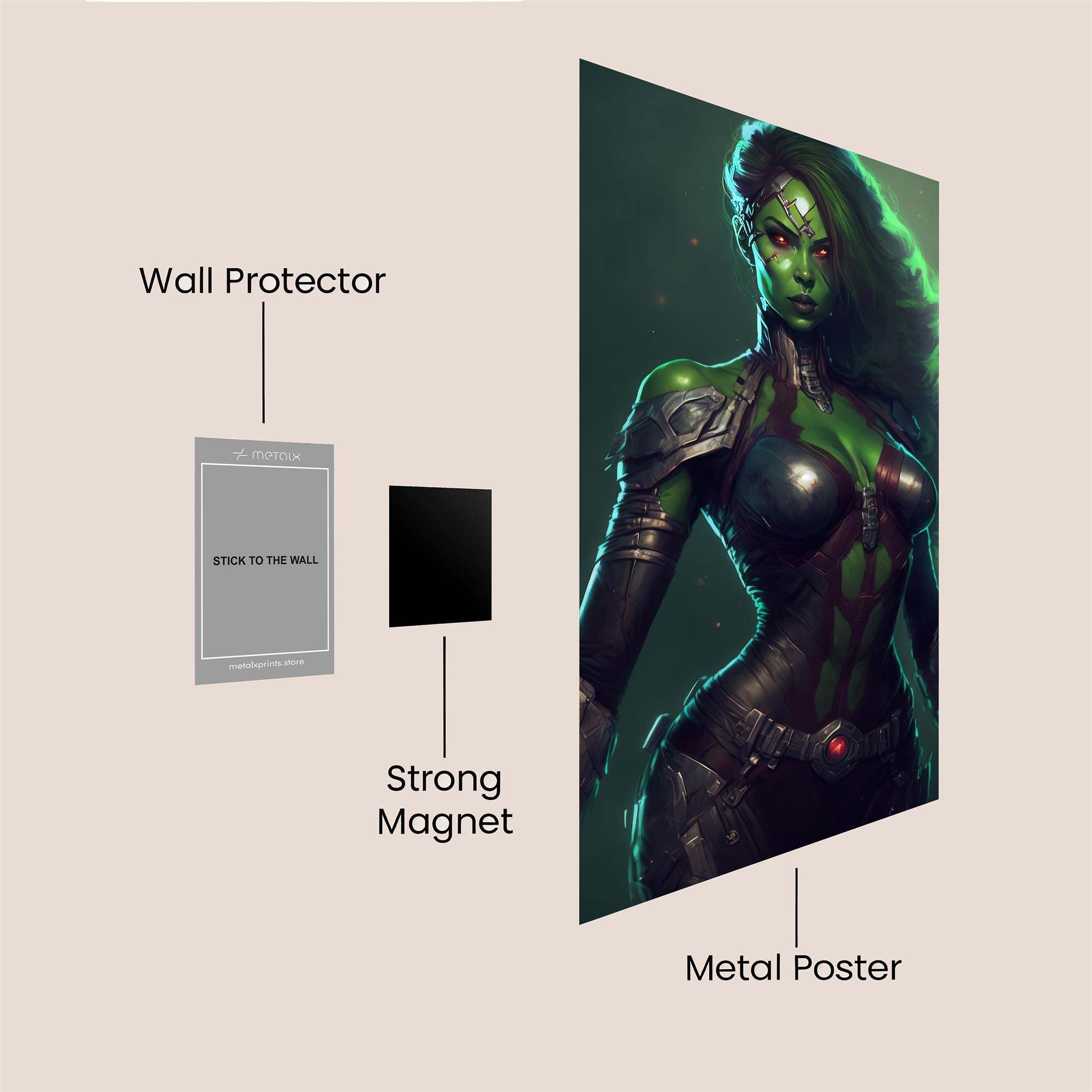 Gamora Enigmatic Safe Wall Magnetic / M