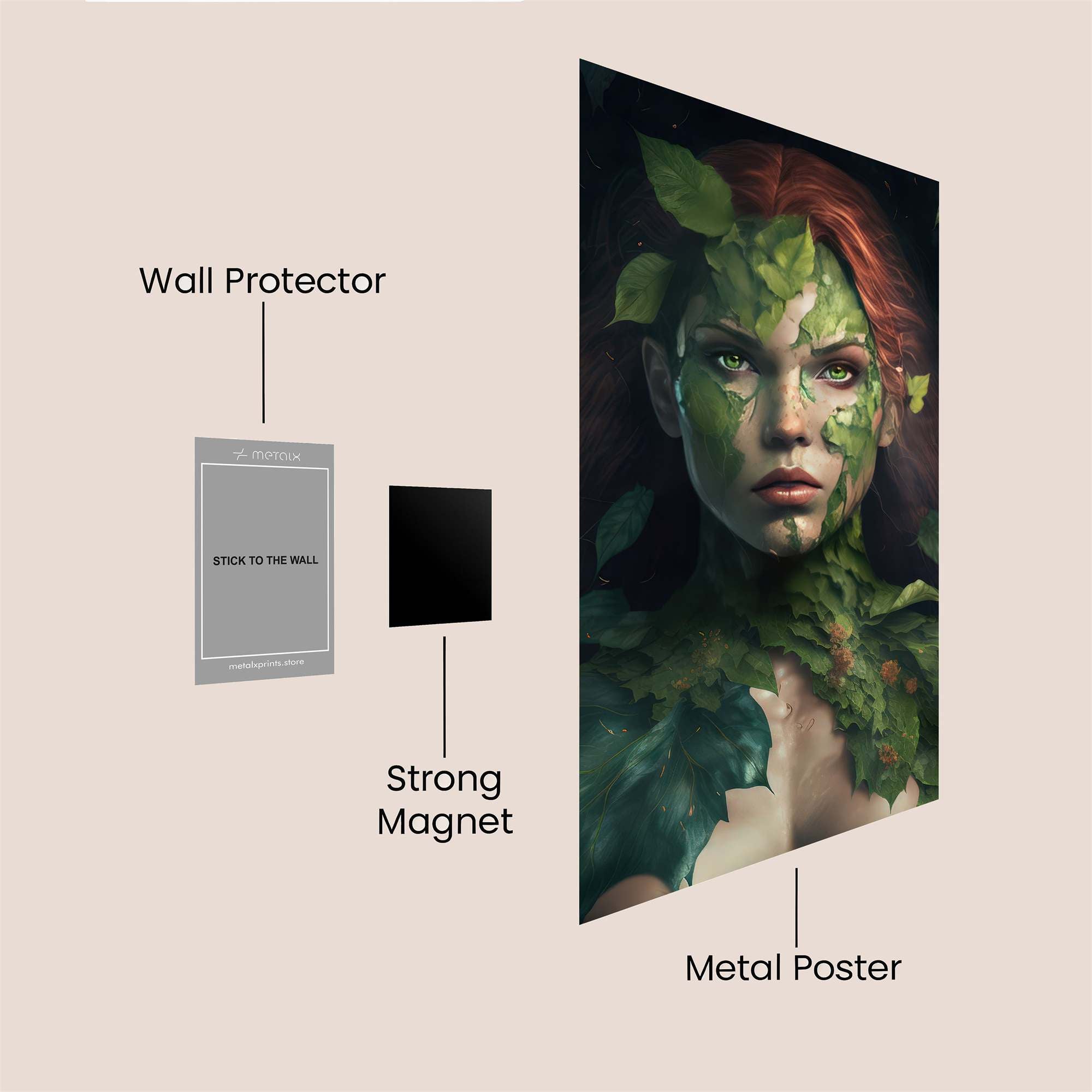 Leaf Enigma Safe Wall Magnetic / M