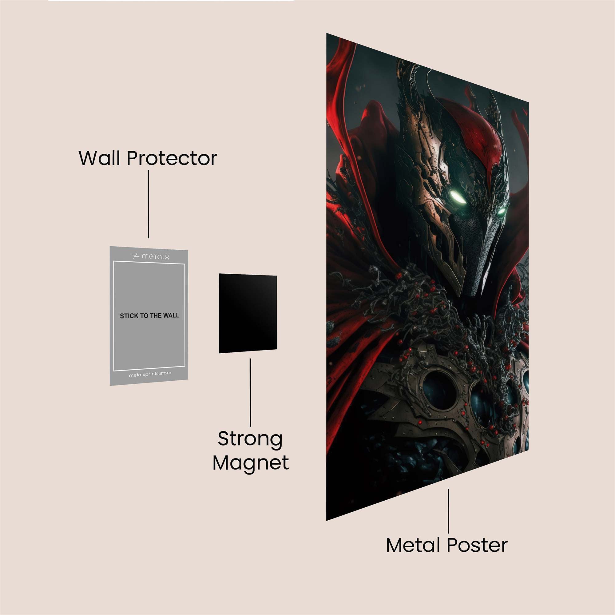 Spawn Sinister Safe Wall Magnetic / M