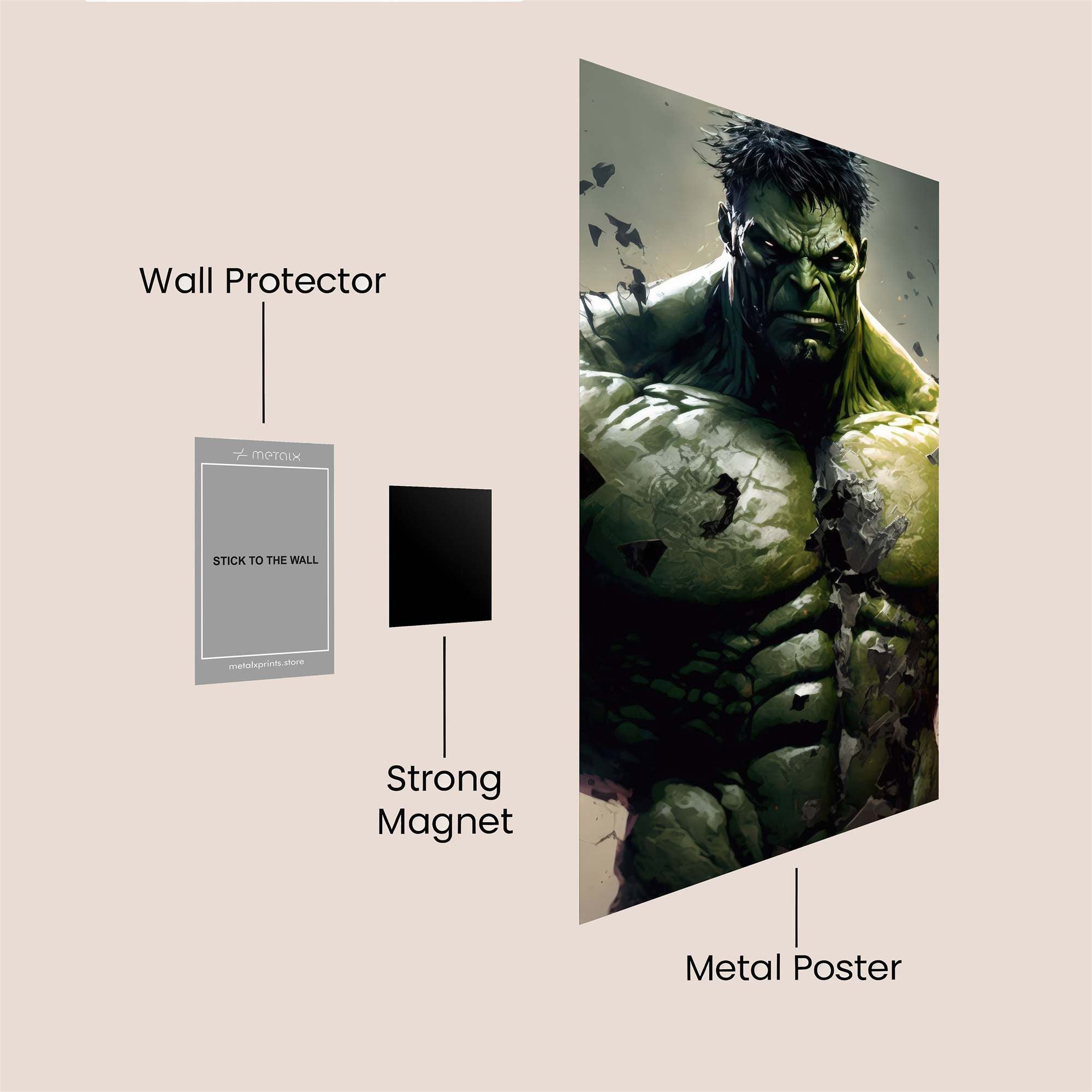 Hulk Intense Safe Wall Magnetic / M