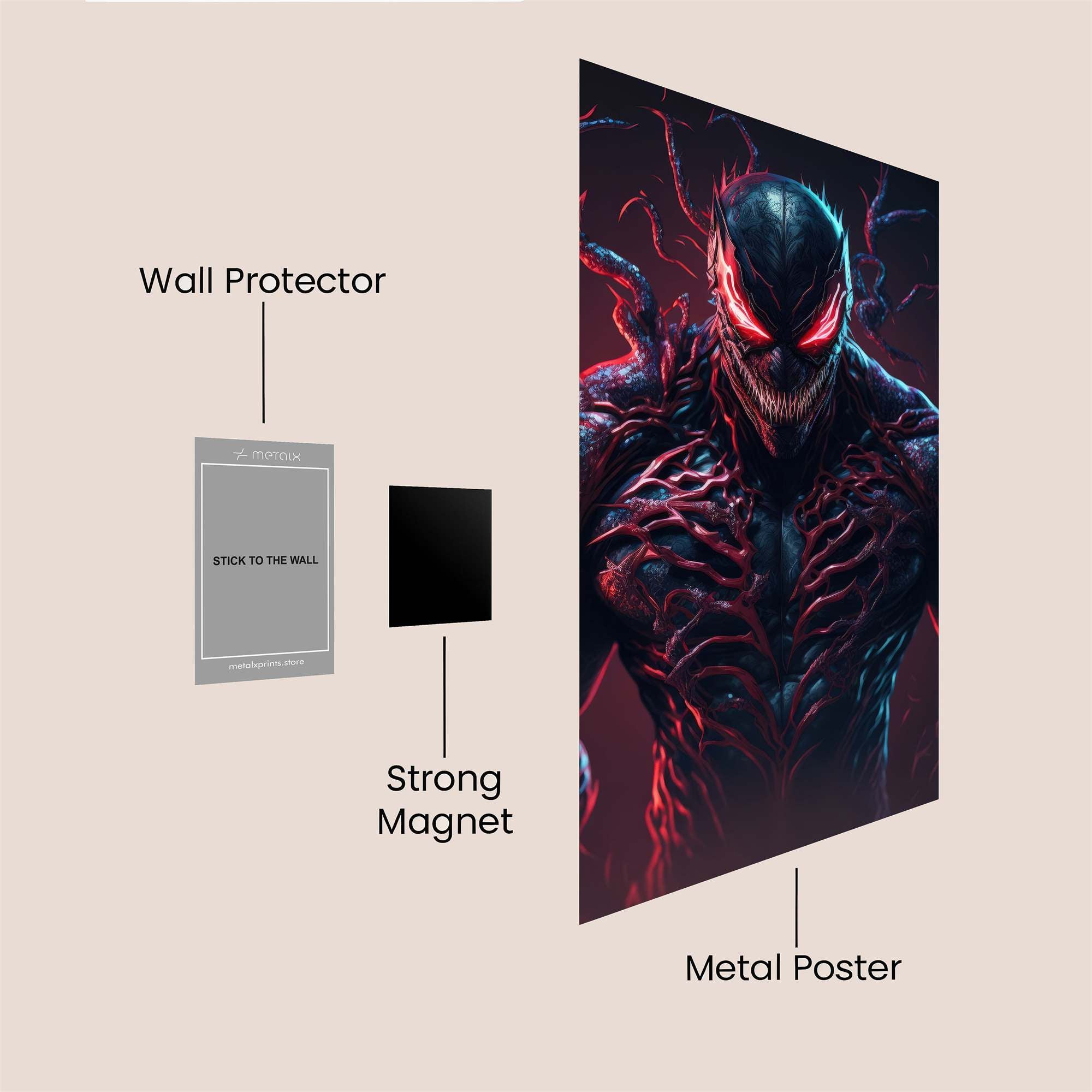 Venom Vengeful Safe Wall Magnetic / M