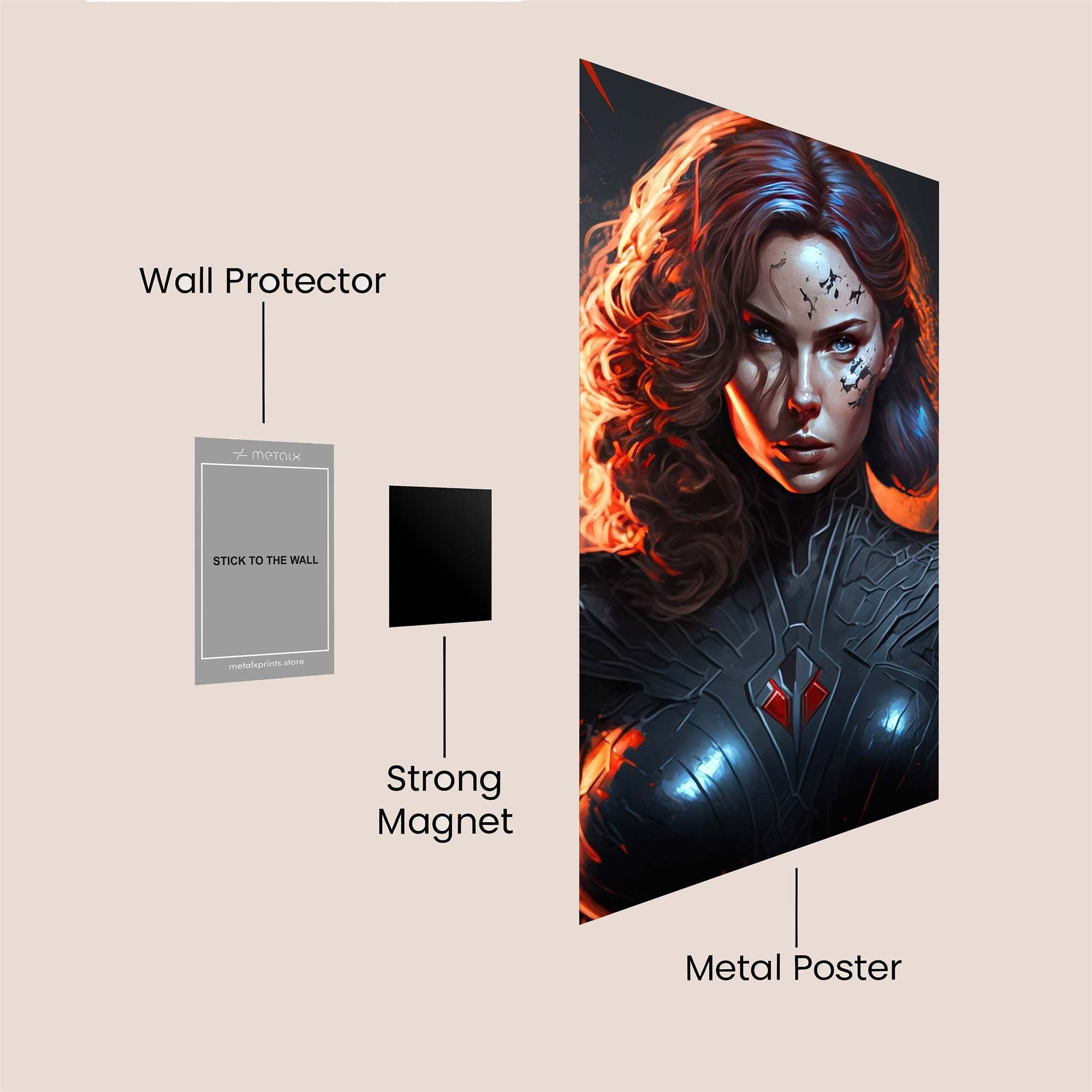 Raven Fury Safe Wall Magnetic / M
