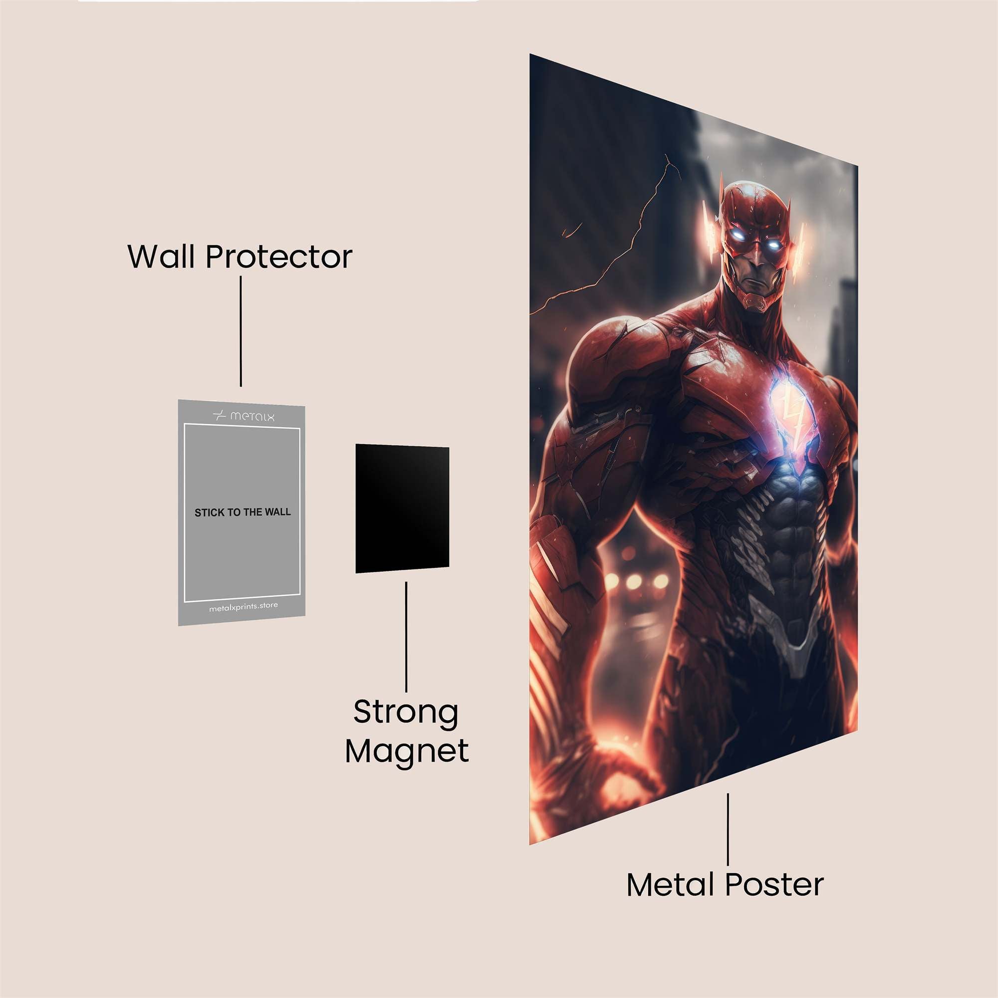 Flash Majestic Safe Wall Magnetic / M