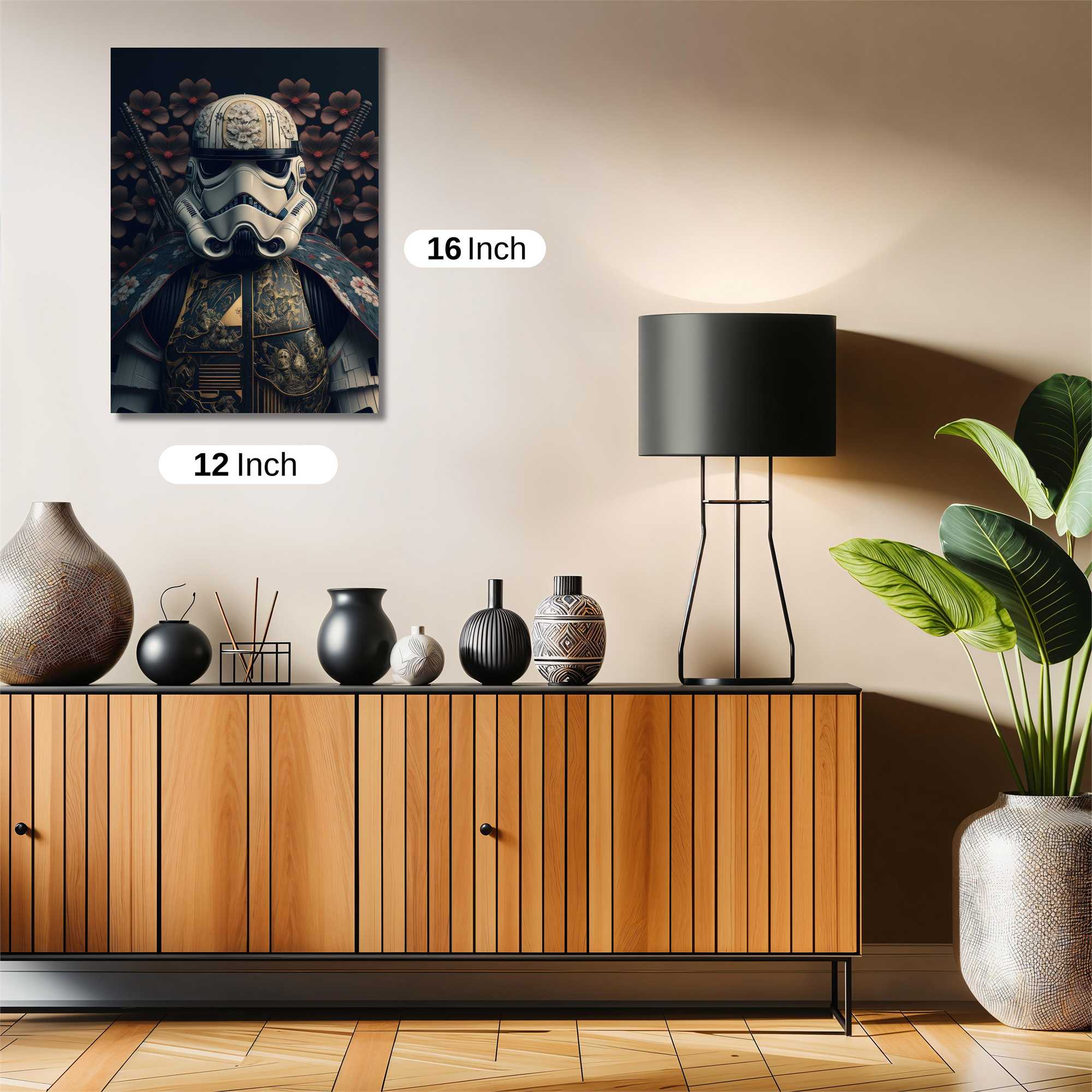 Samurai Stormtrooper Safe Wall Magnetic / M