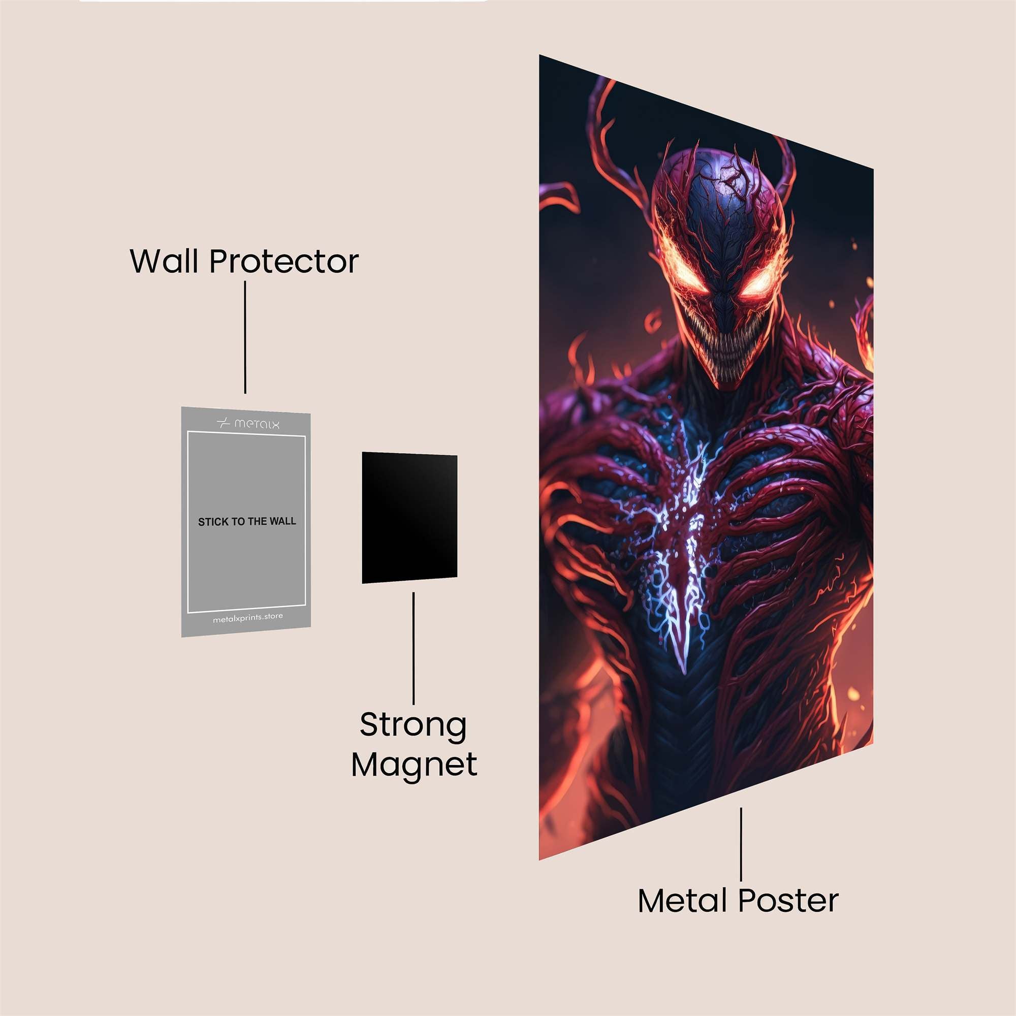 Carnage Unleashed Safe Wall Magnetic / M