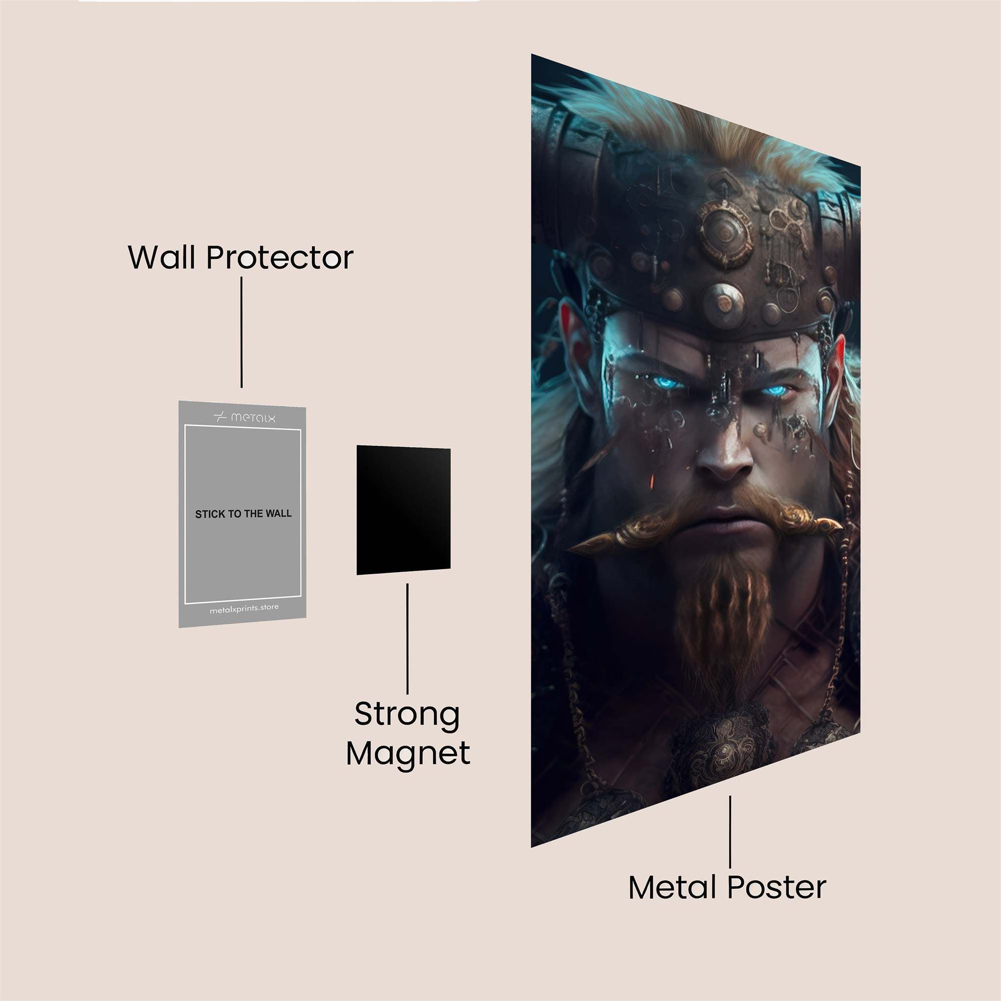 Viking Valor Safe Wall Magnetic / M