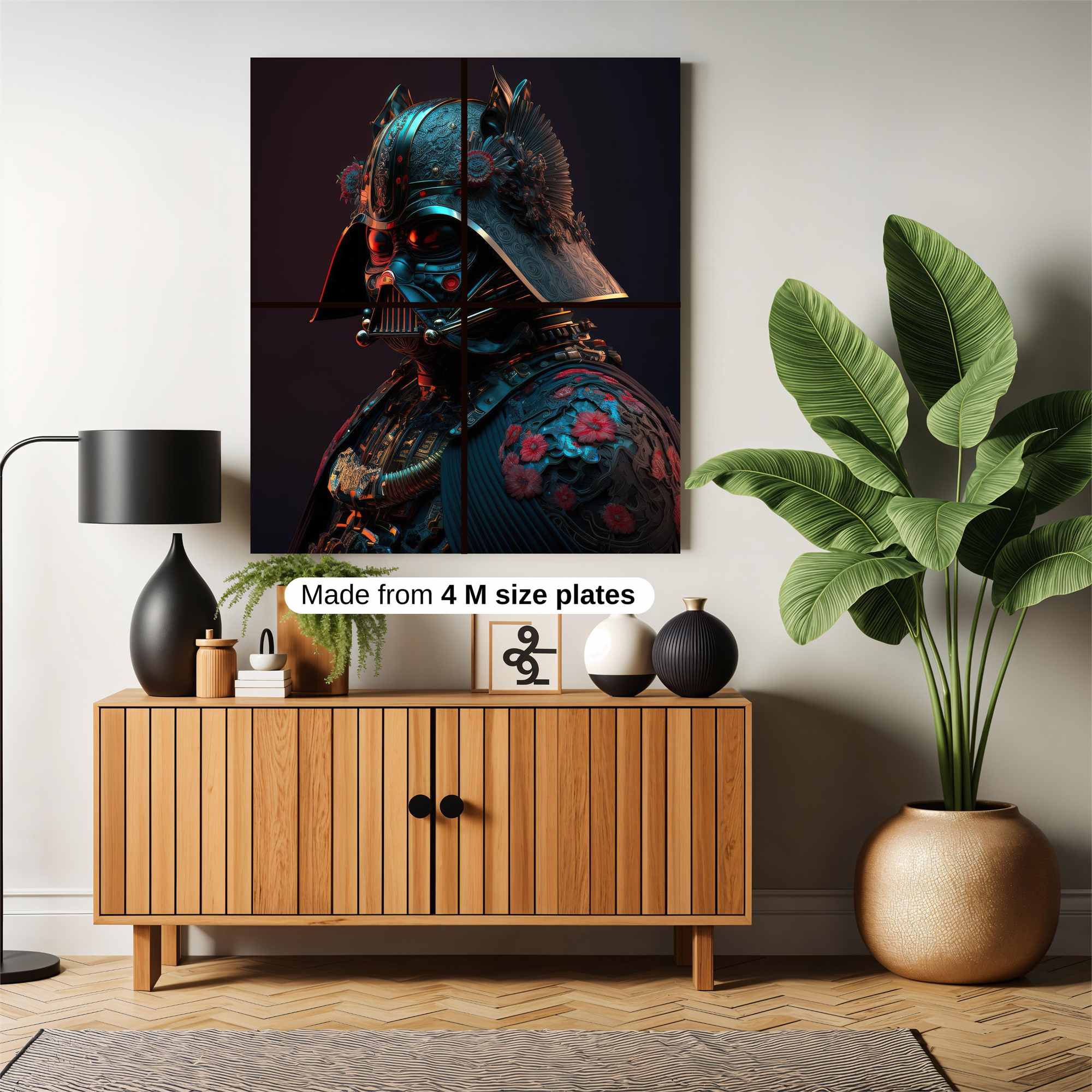 Darth Floral Safe Wall Magnetic / M
