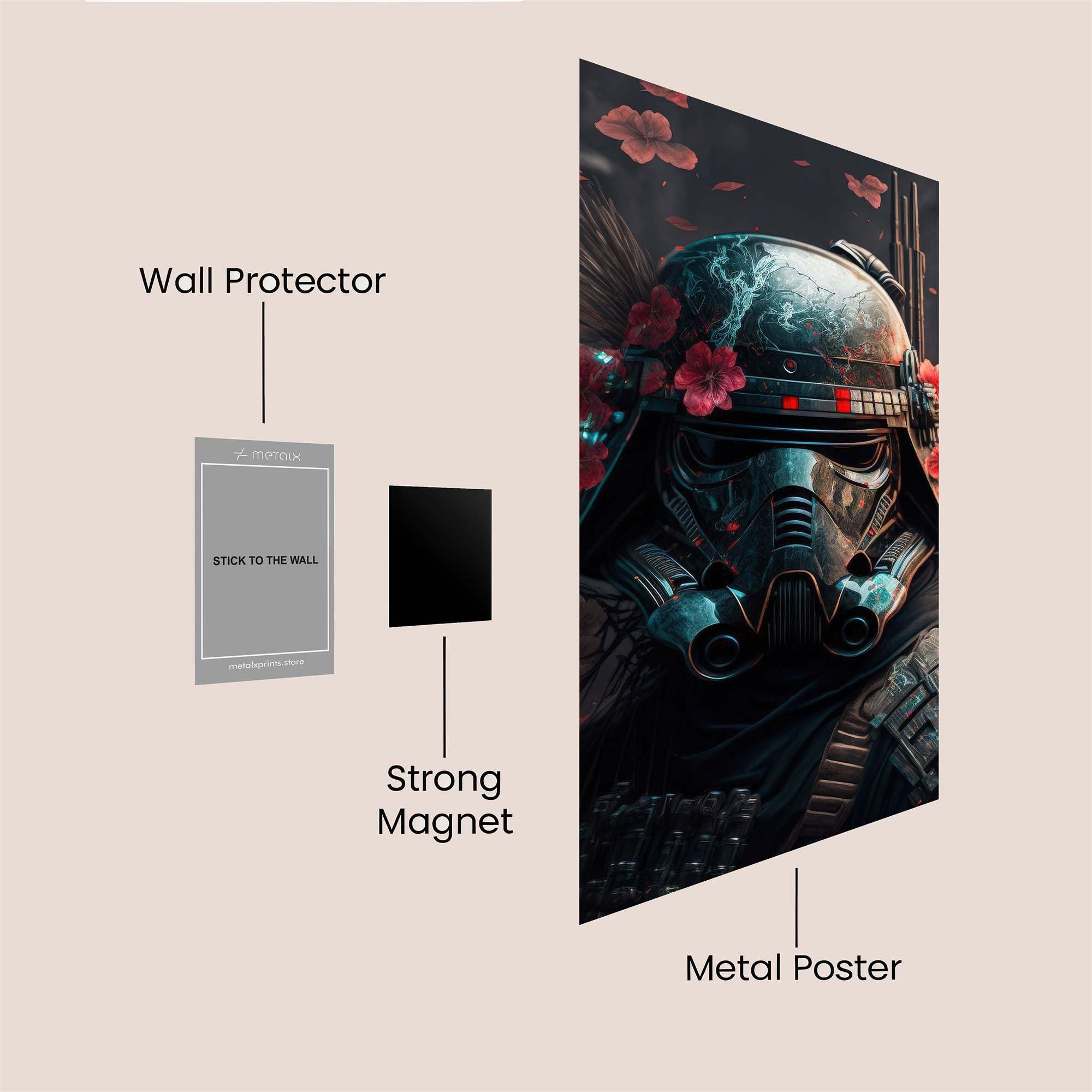 Samurai Serenity Safe Wall Magnetic / M