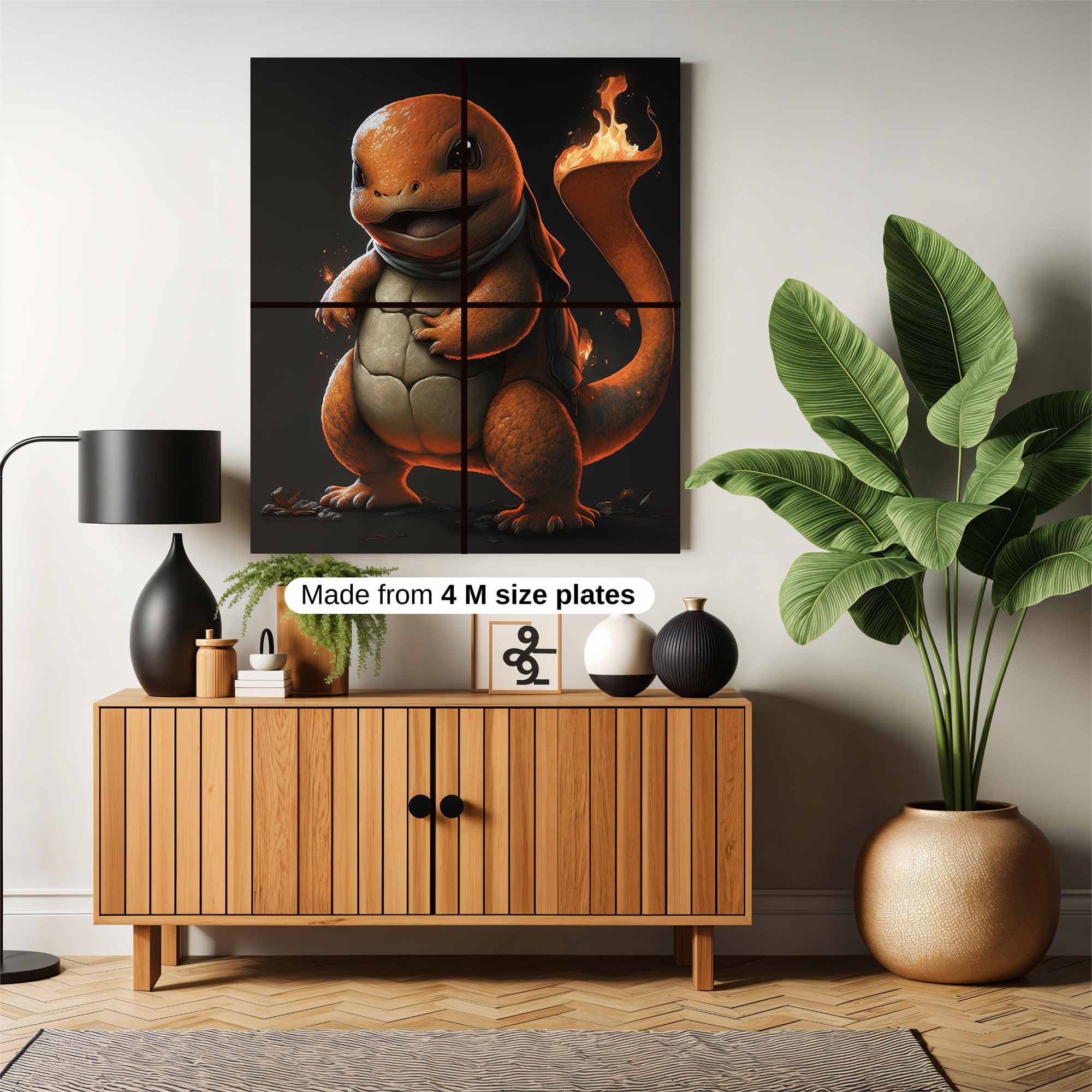 Charmander Blaze Safe Wall Magnetic / M