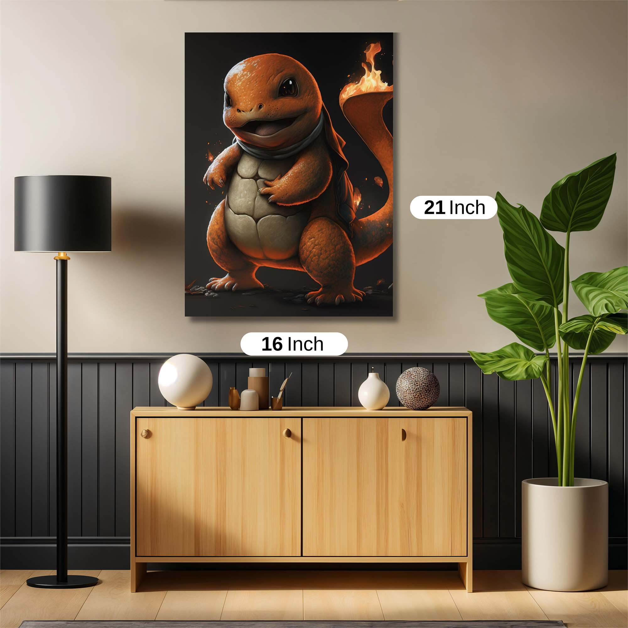 Charmander Blaze Safe Wall Magnetic / M