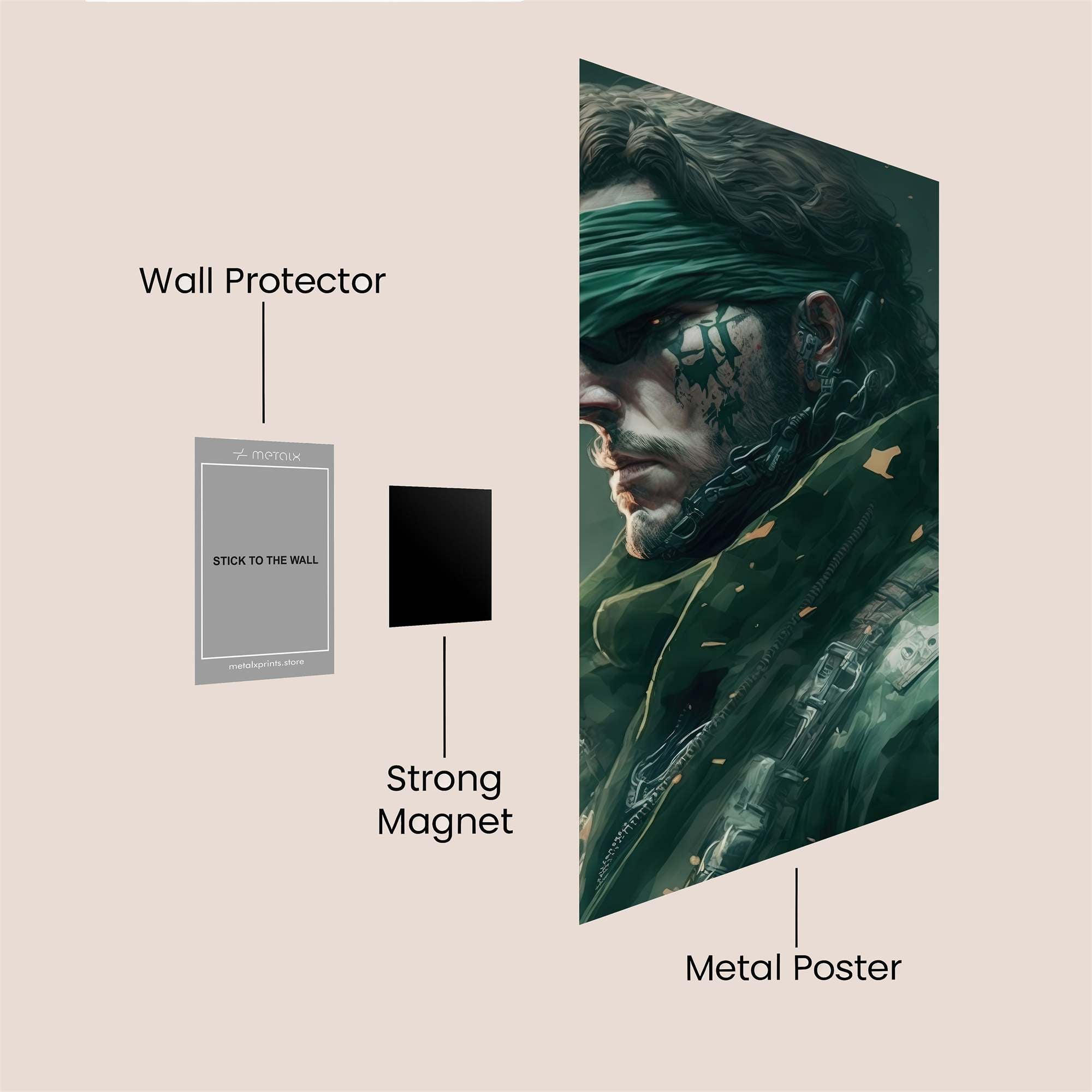 Snake Resolute Safe Wall Magnetic / M