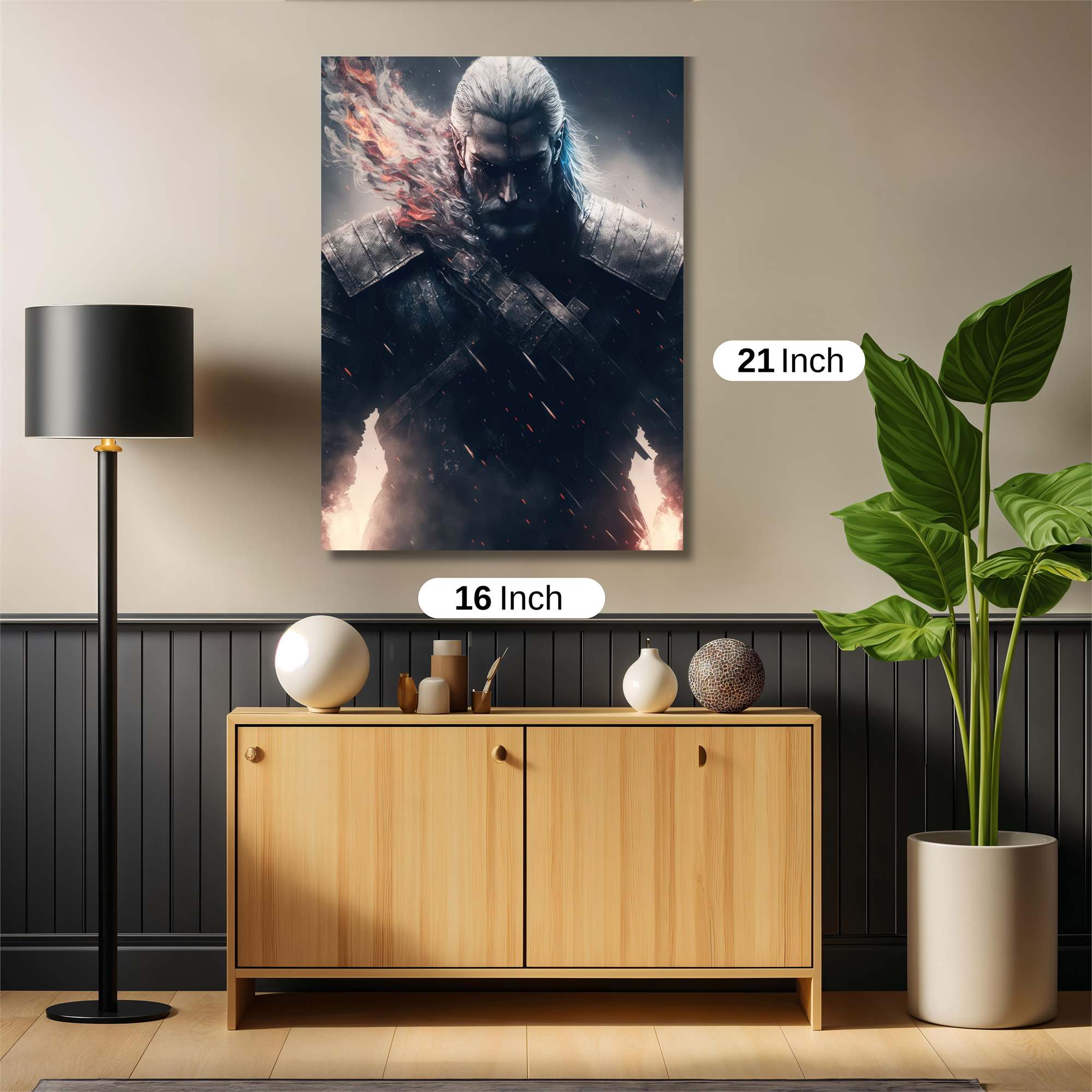 Geralt Enflamed Safe Wall Magnetic / M
