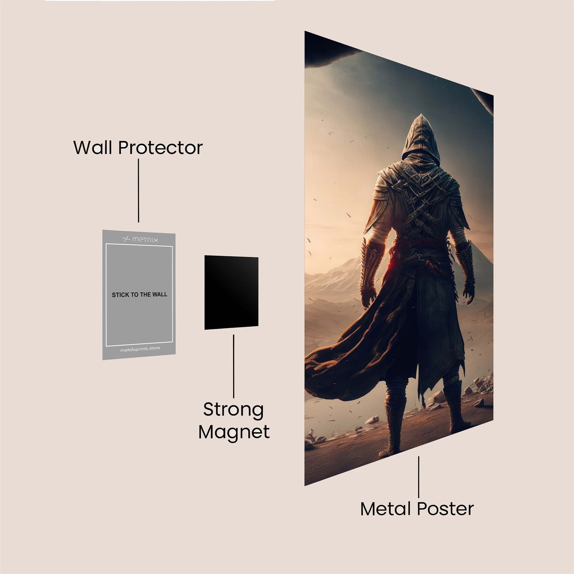 Assassin's Resolve Safe Wall Magnetic / M