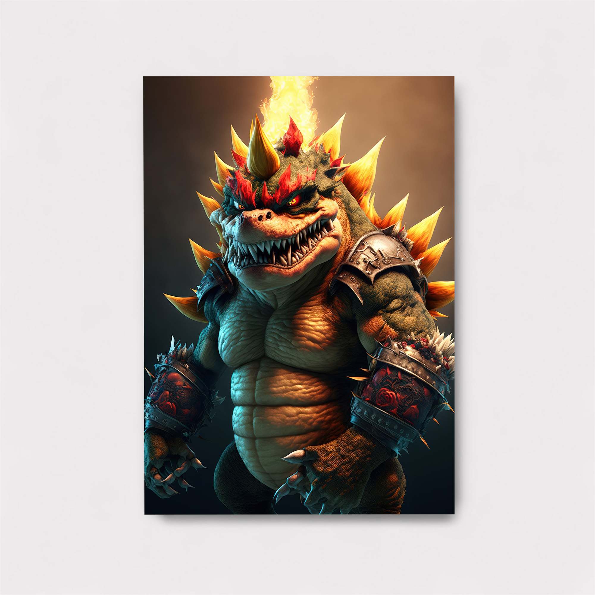 Bowser Fiery Safe Wall Magnetic / M