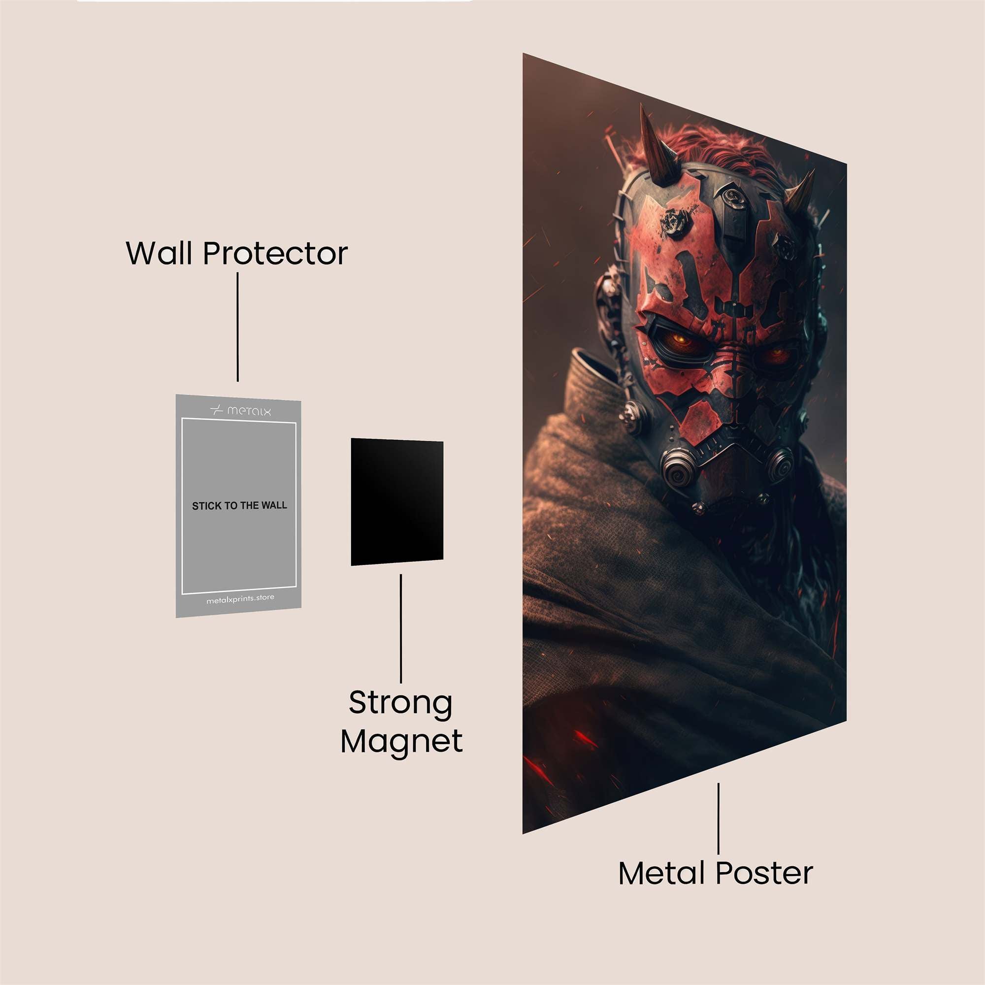 Darth Menace Safe Wall Magnetic / M