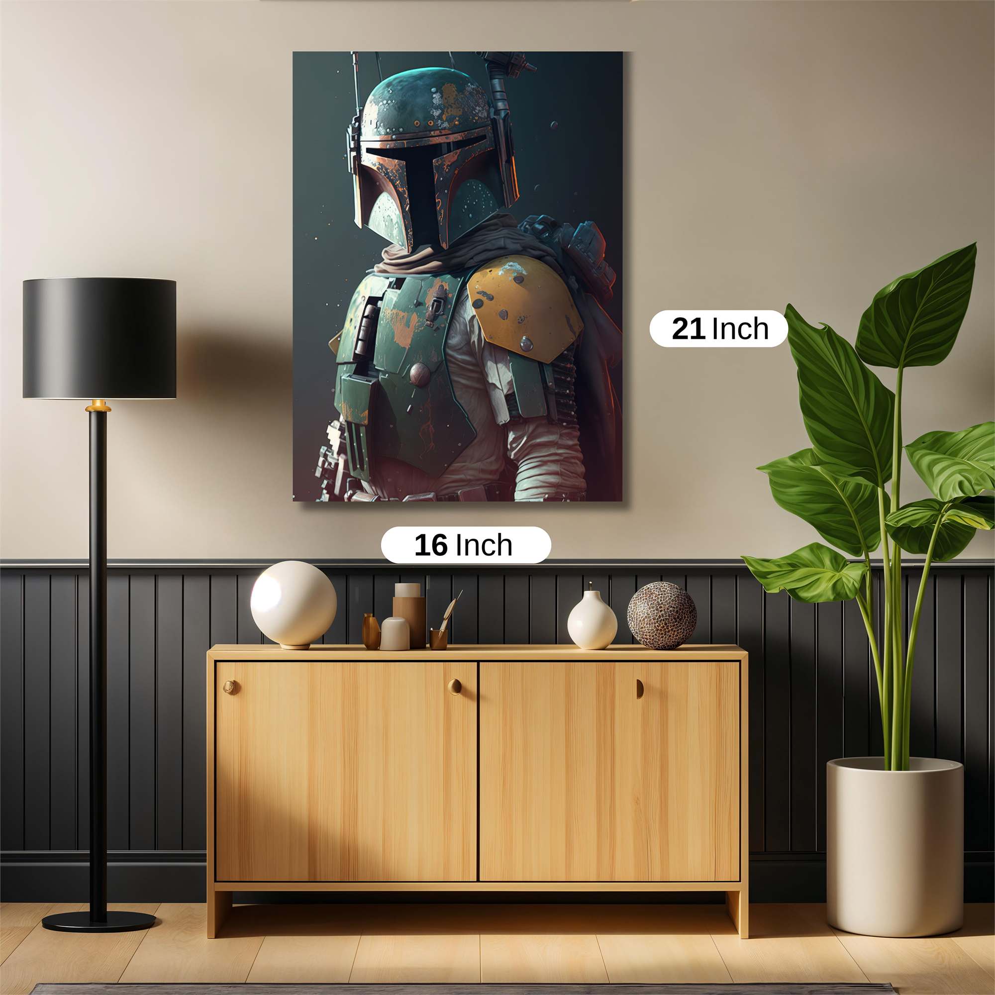 BobaFett Resilient Safe Wall Magnetic / M