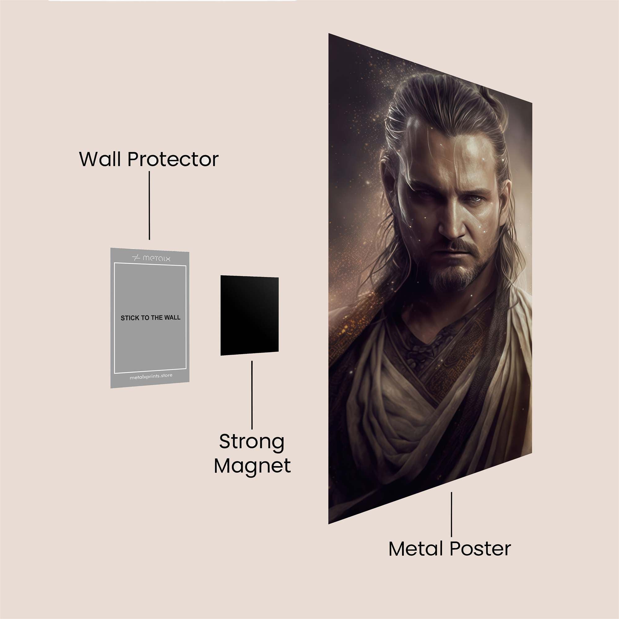 Warrior Solemn Safe Wall Magnetic / M