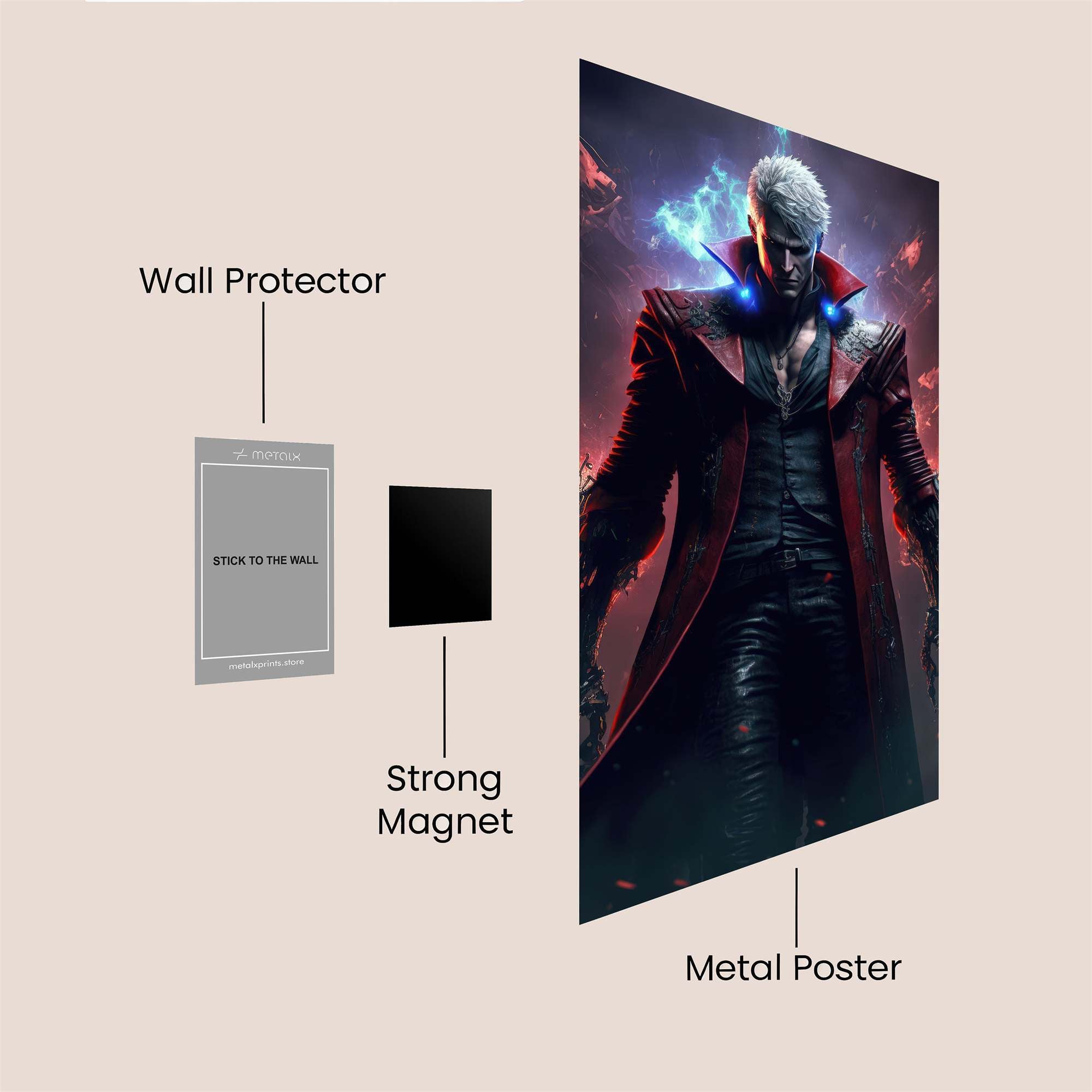 Dante Dynamic Safe Wall Magnetic / M