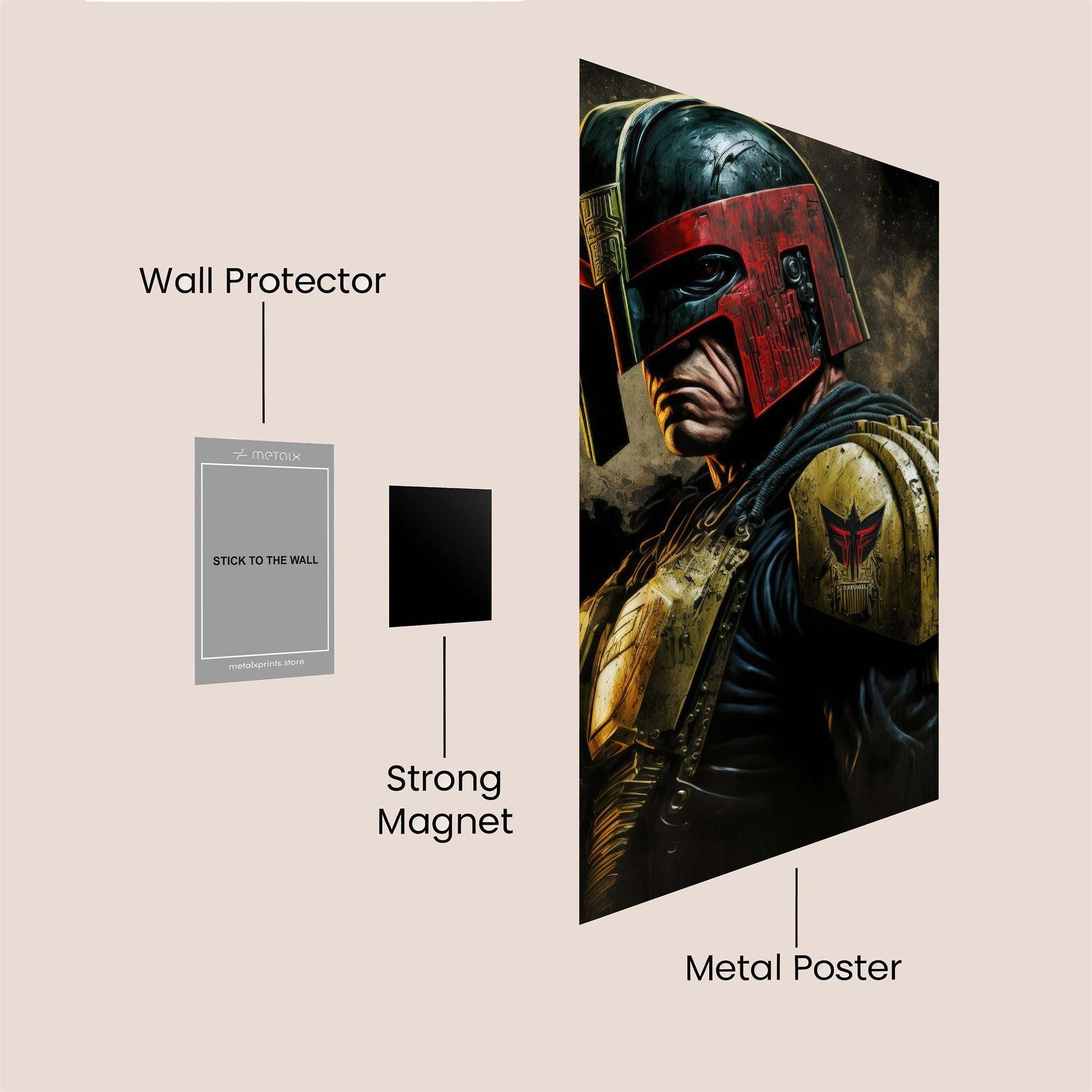 Dredd Resolute Safe Wall Magnetic / M