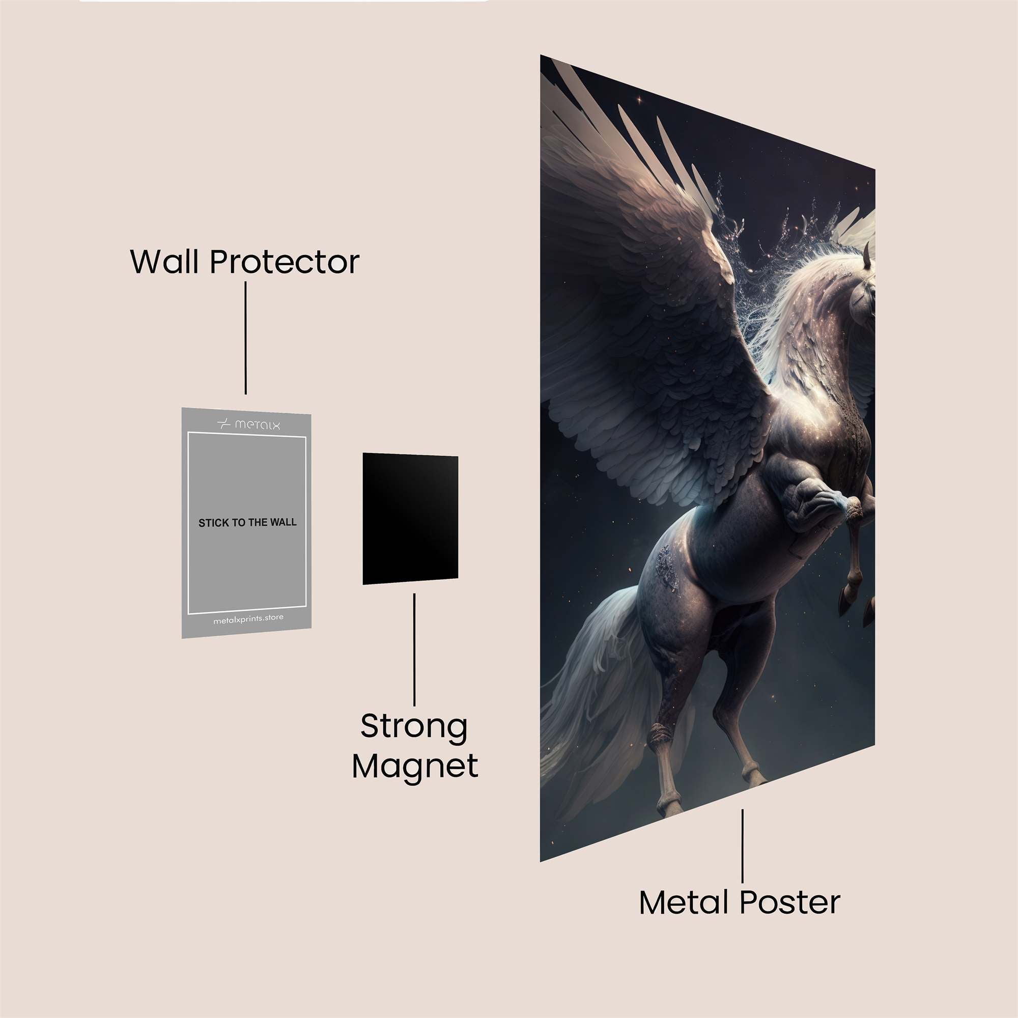Pegasus Majestic Safe Wall Magnetic / M