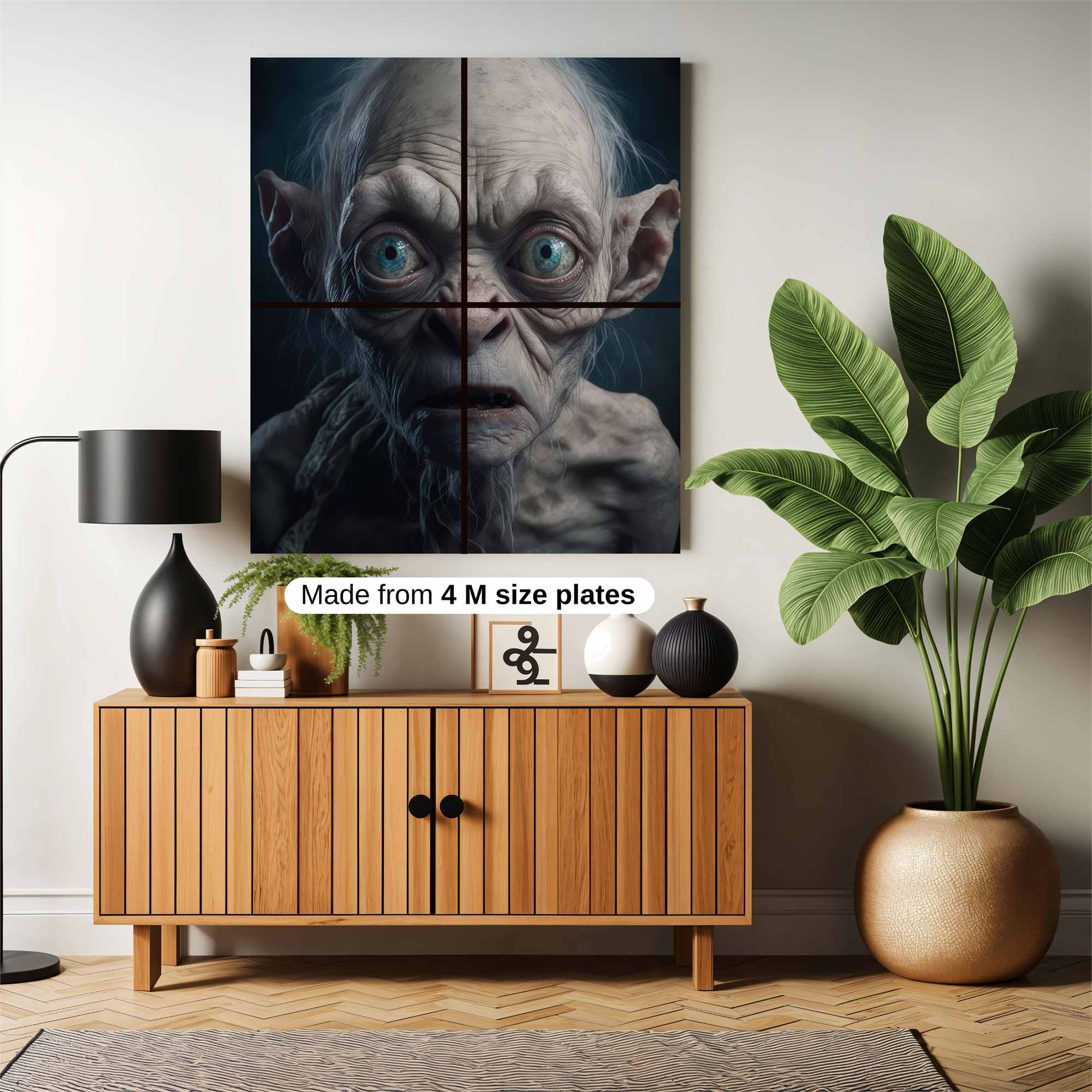 Gollum Wistful Safe Wall Magnetic / M
