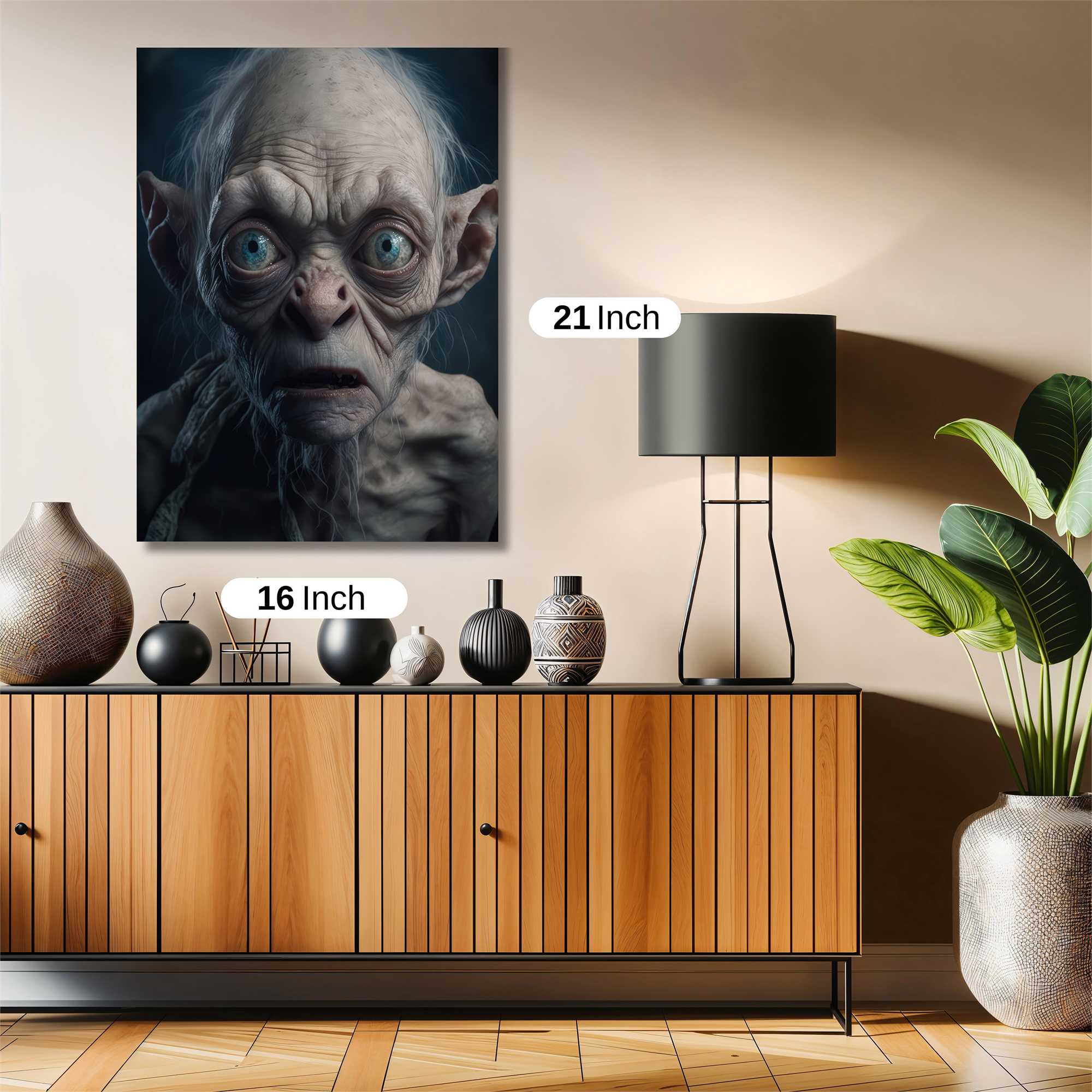 Gollum Wistful Safe Wall Magnetic / M