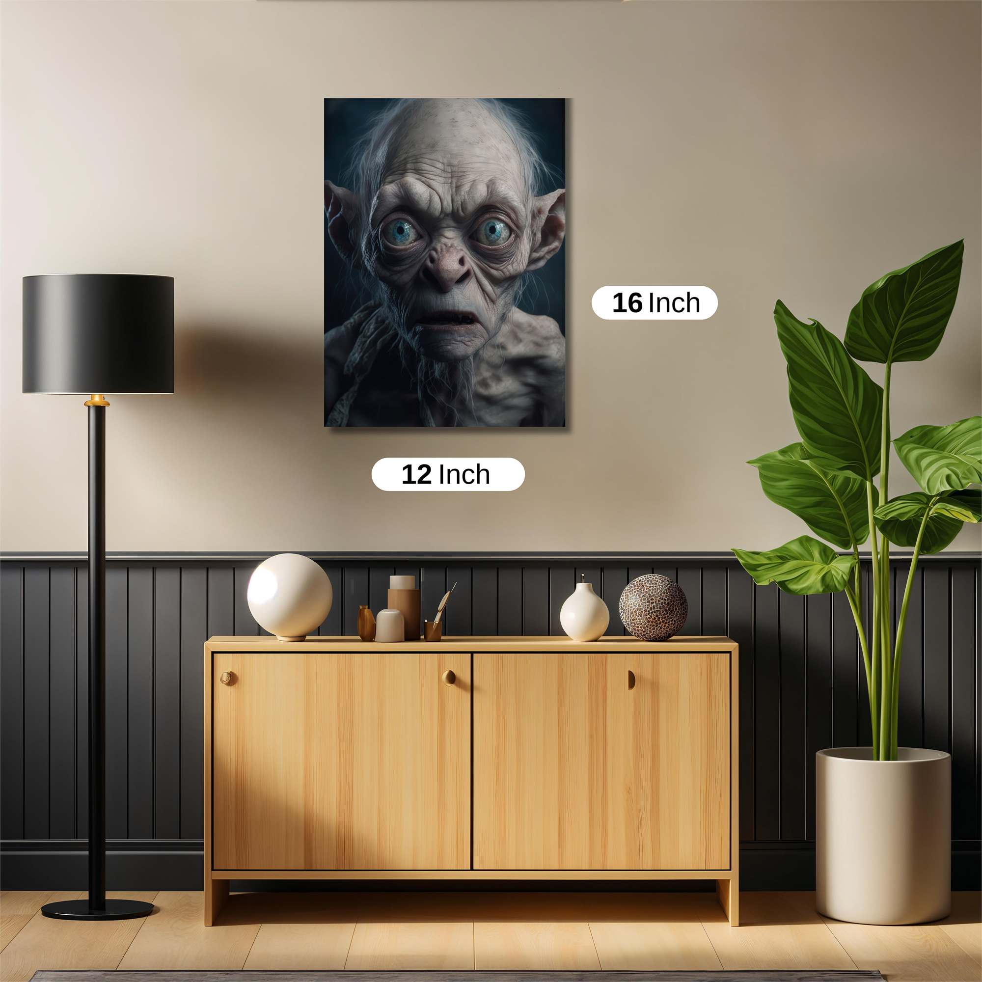 Gollum Wistful Safe Wall Magnetic / M