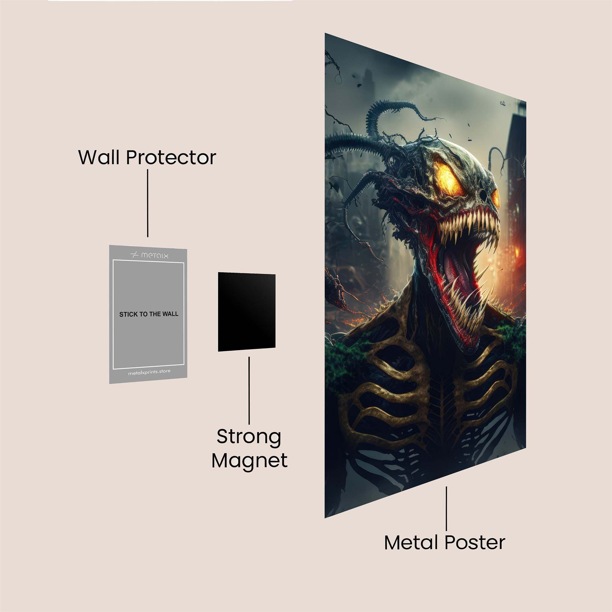 Venom Apocalyptic Safe Wall Magnetic / M