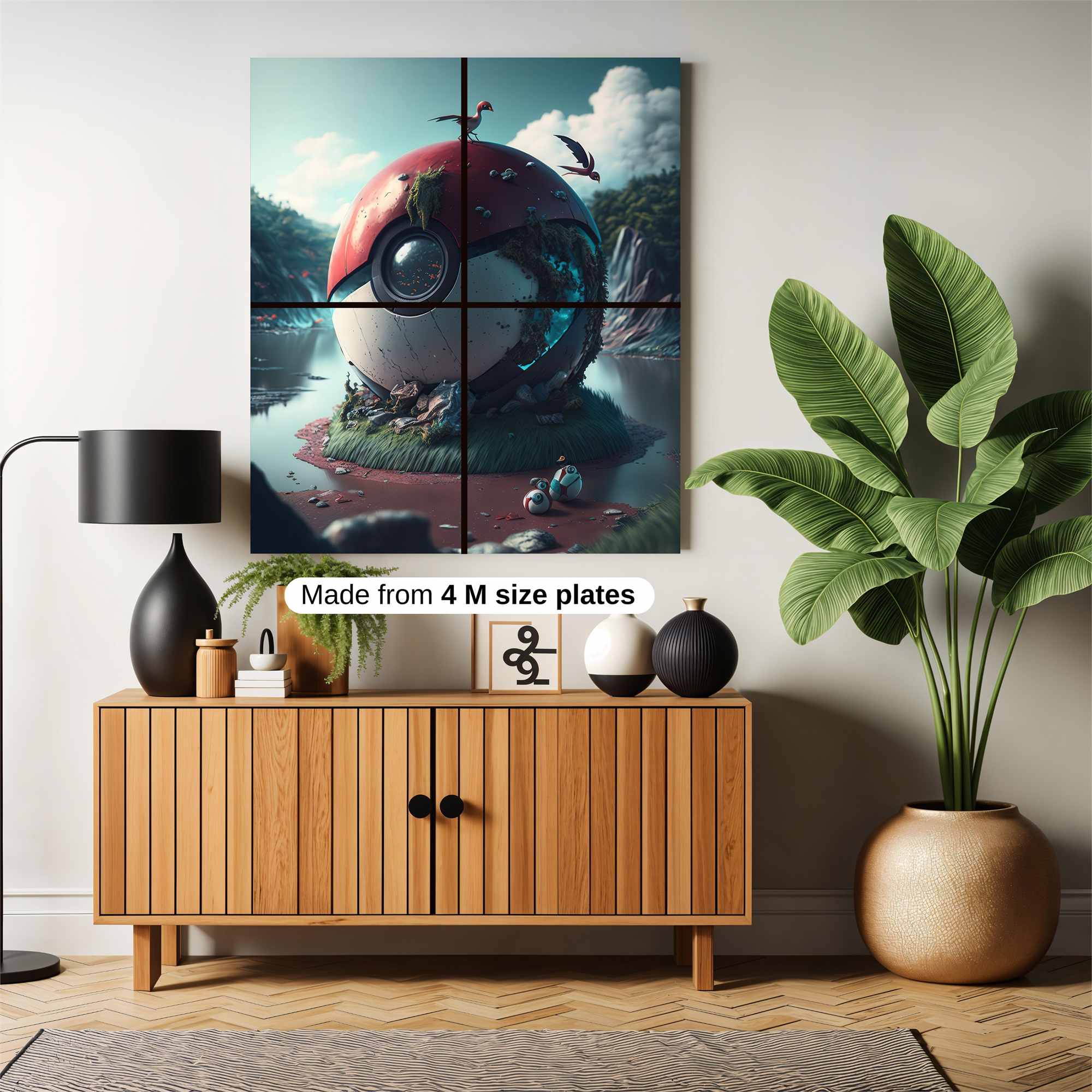 Pokeball Enigma Safe Wall Magnetic / M